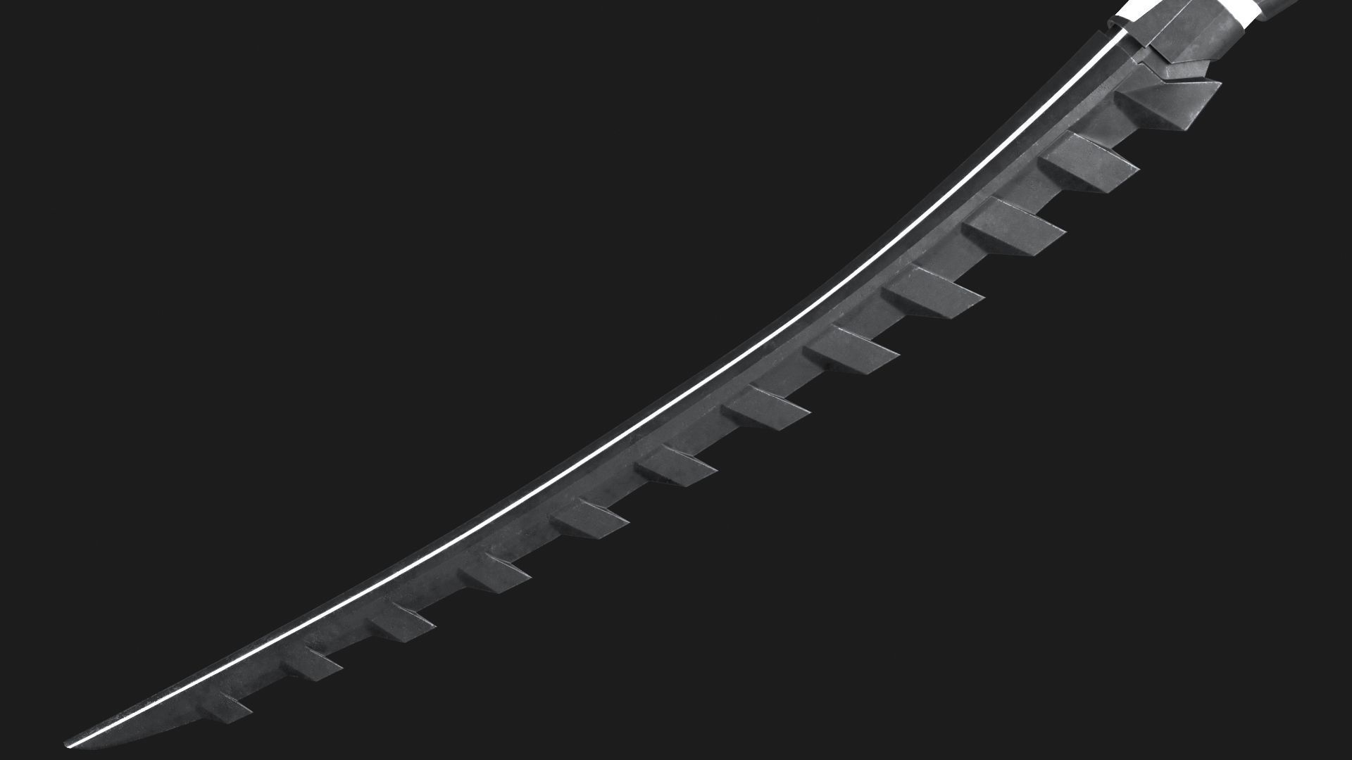 Fantasy Sci-Fi Sword set of 3 3D Model Collection_10