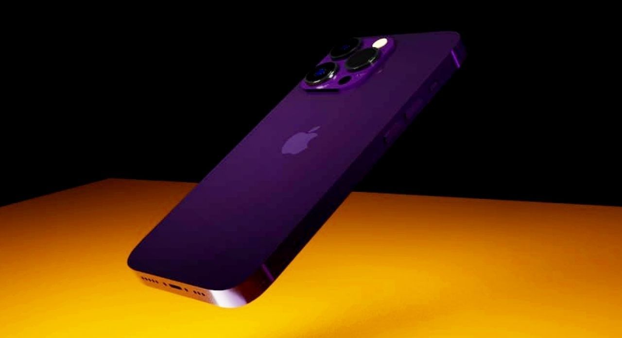 Iphone 14 pro Low-poly 3D model_2