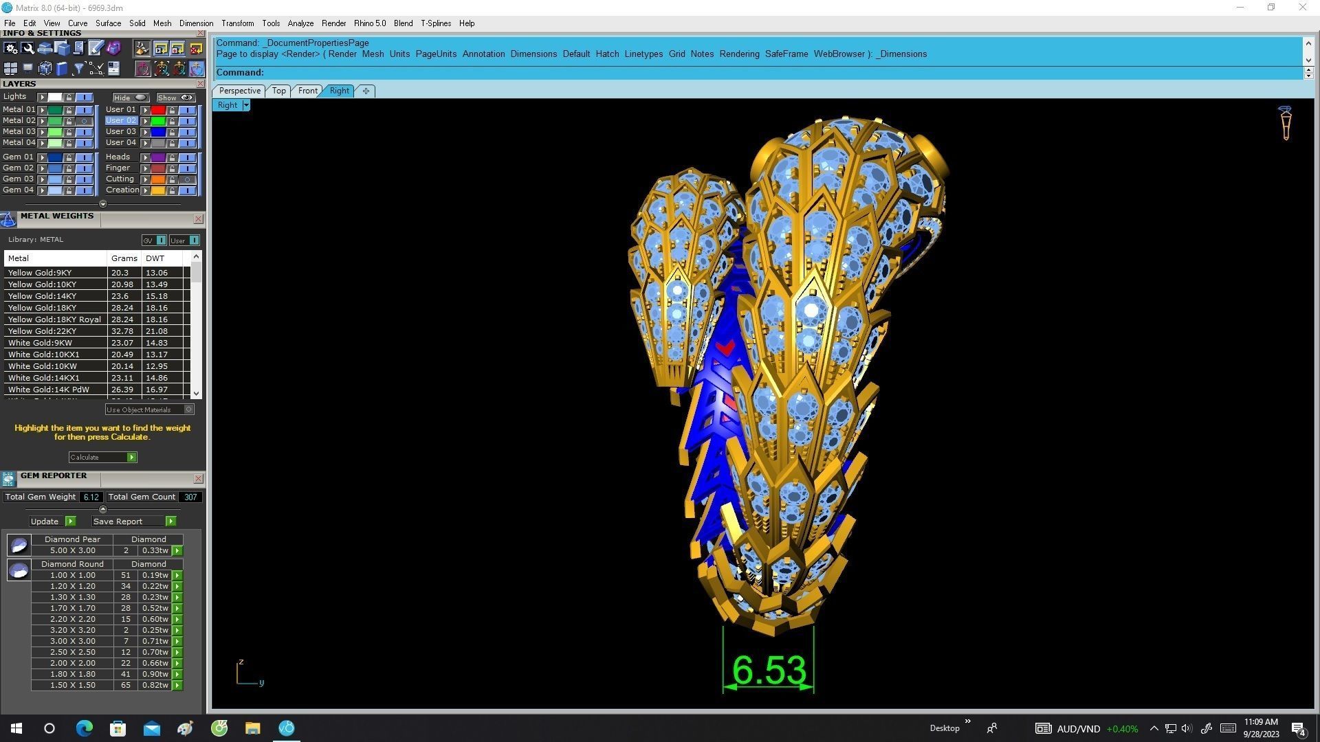 Snake Diamond Ring for Men Special Occasion 6969 3D print model_7