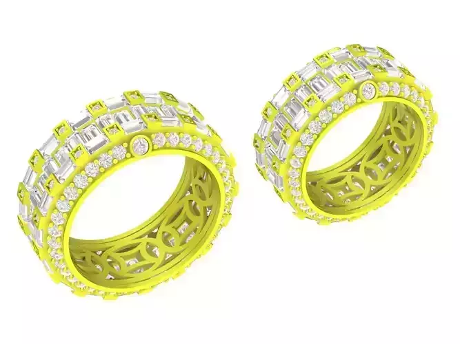 6981 Luxury Diamond Wedding Ring