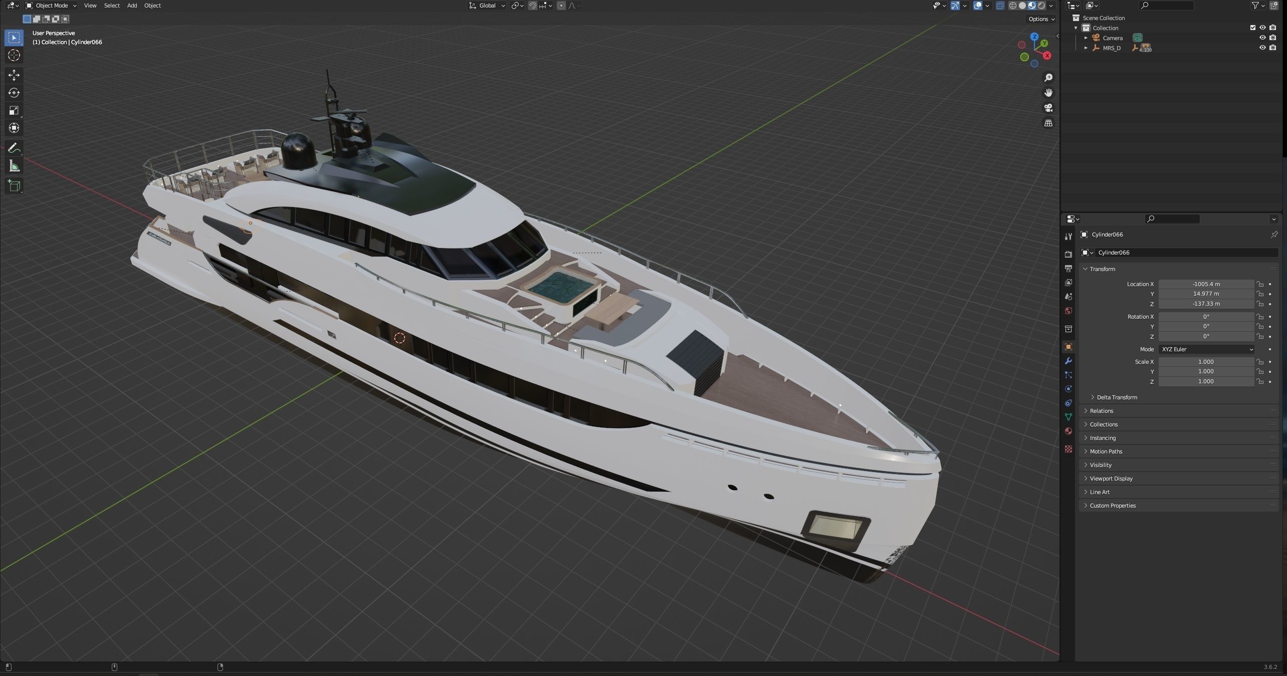 40M Superyacht 3D model_17