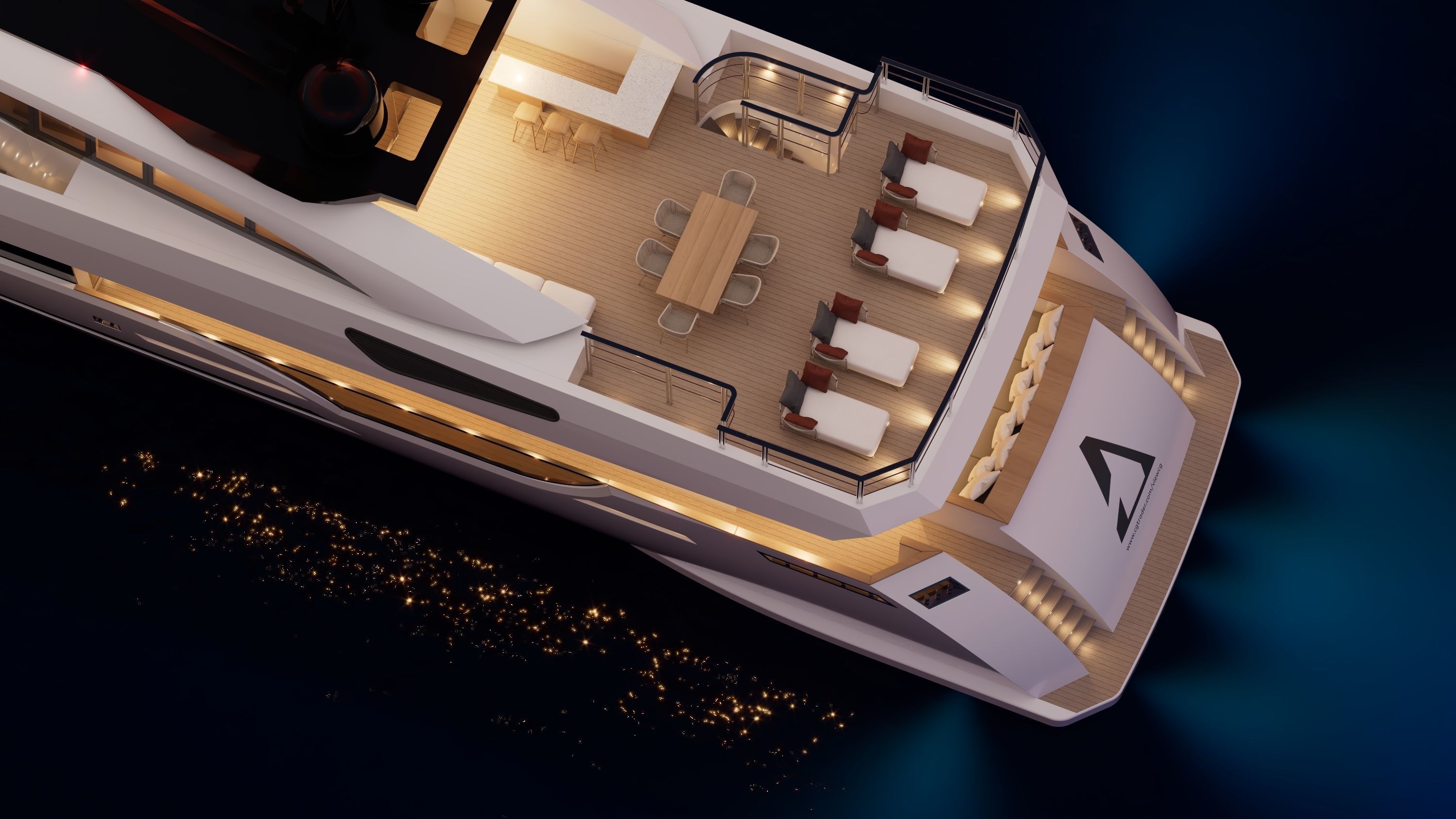 40M Superyacht 3D model_2