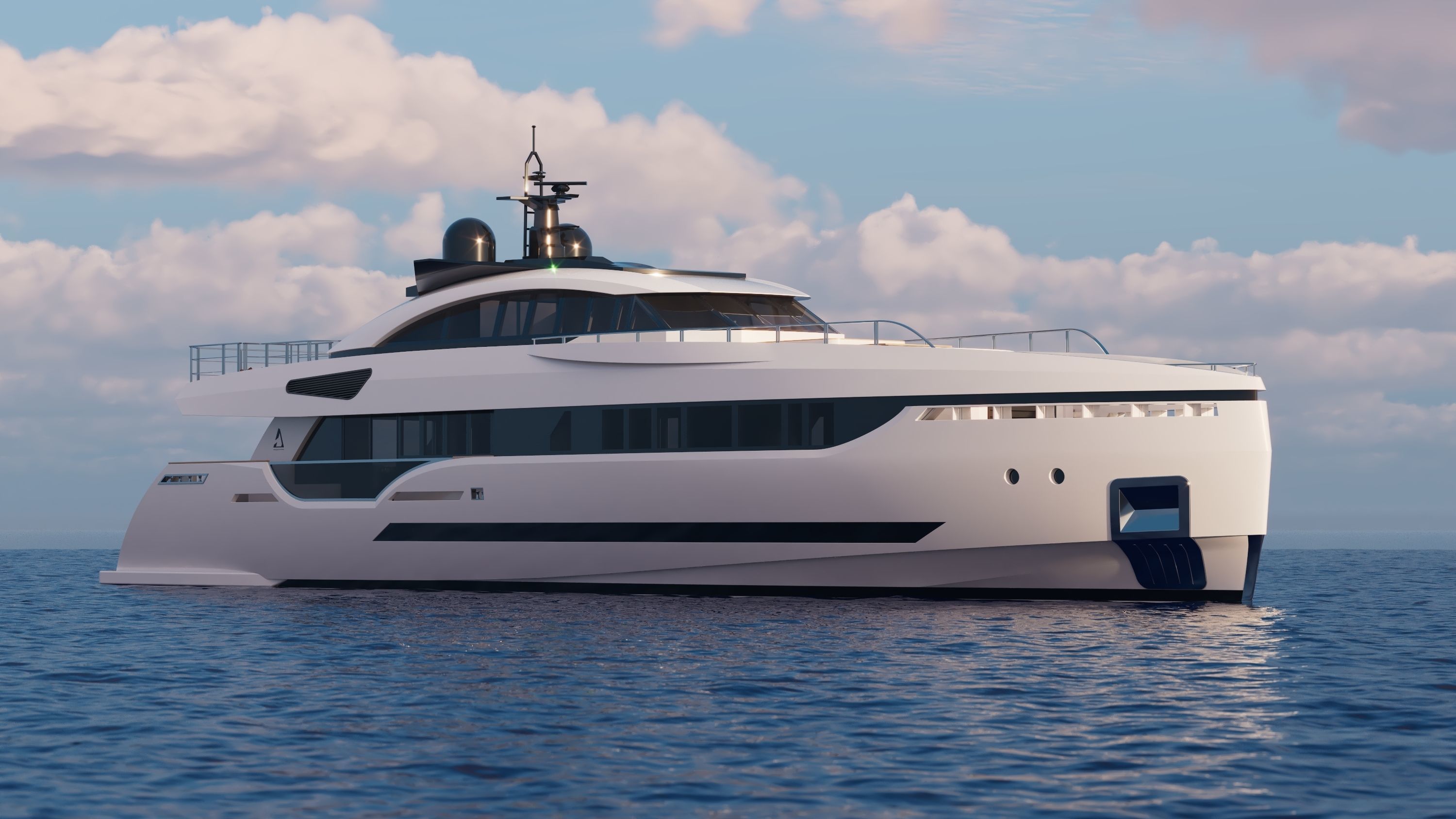 40M Superyacht 3D model_11