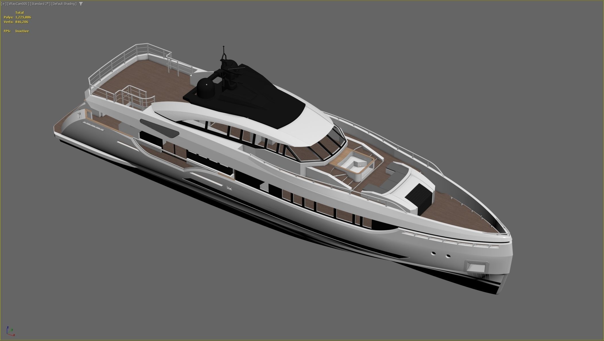 40M Superyacht 3D model_12