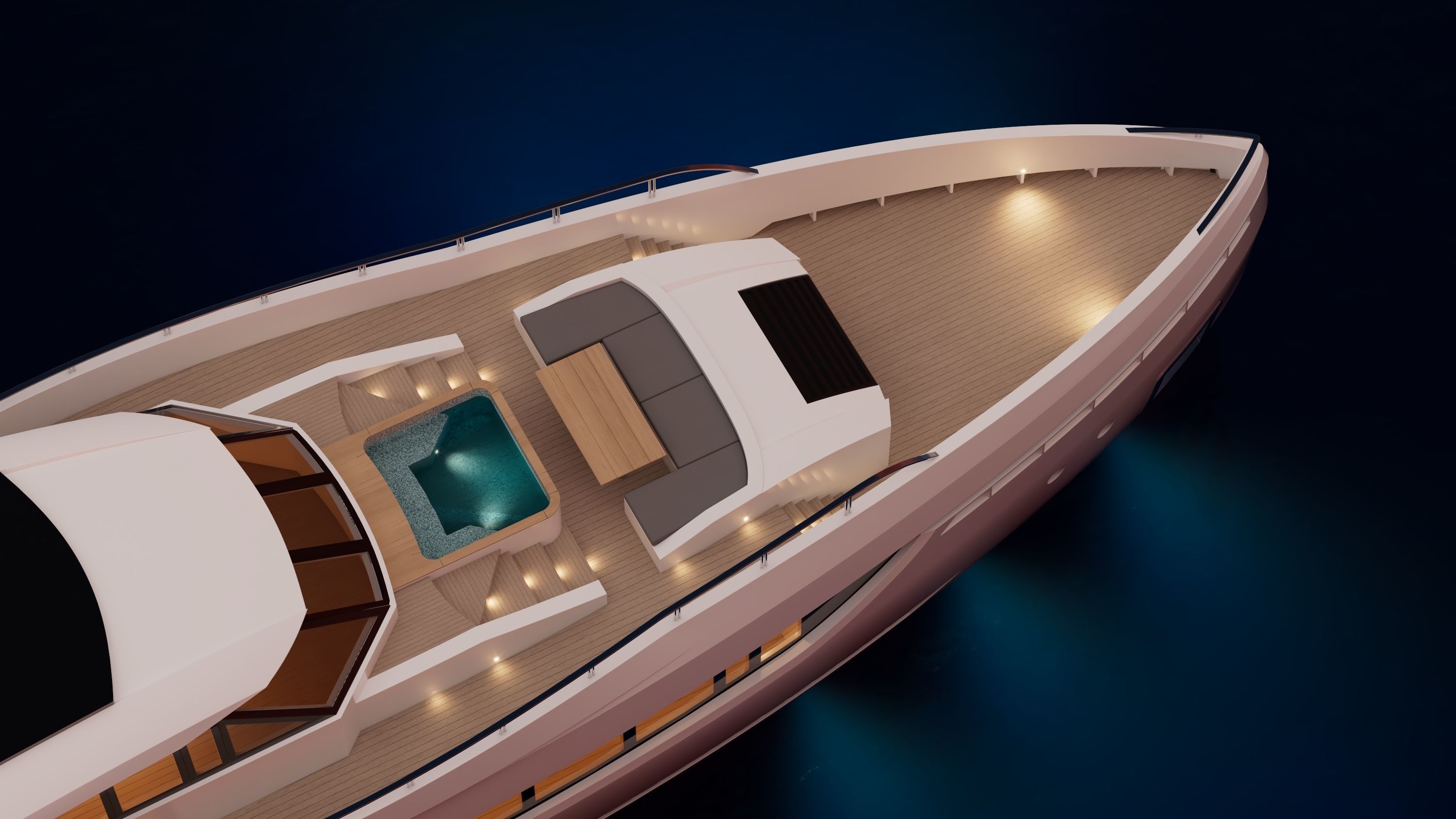 40M Superyacht 3D model_3