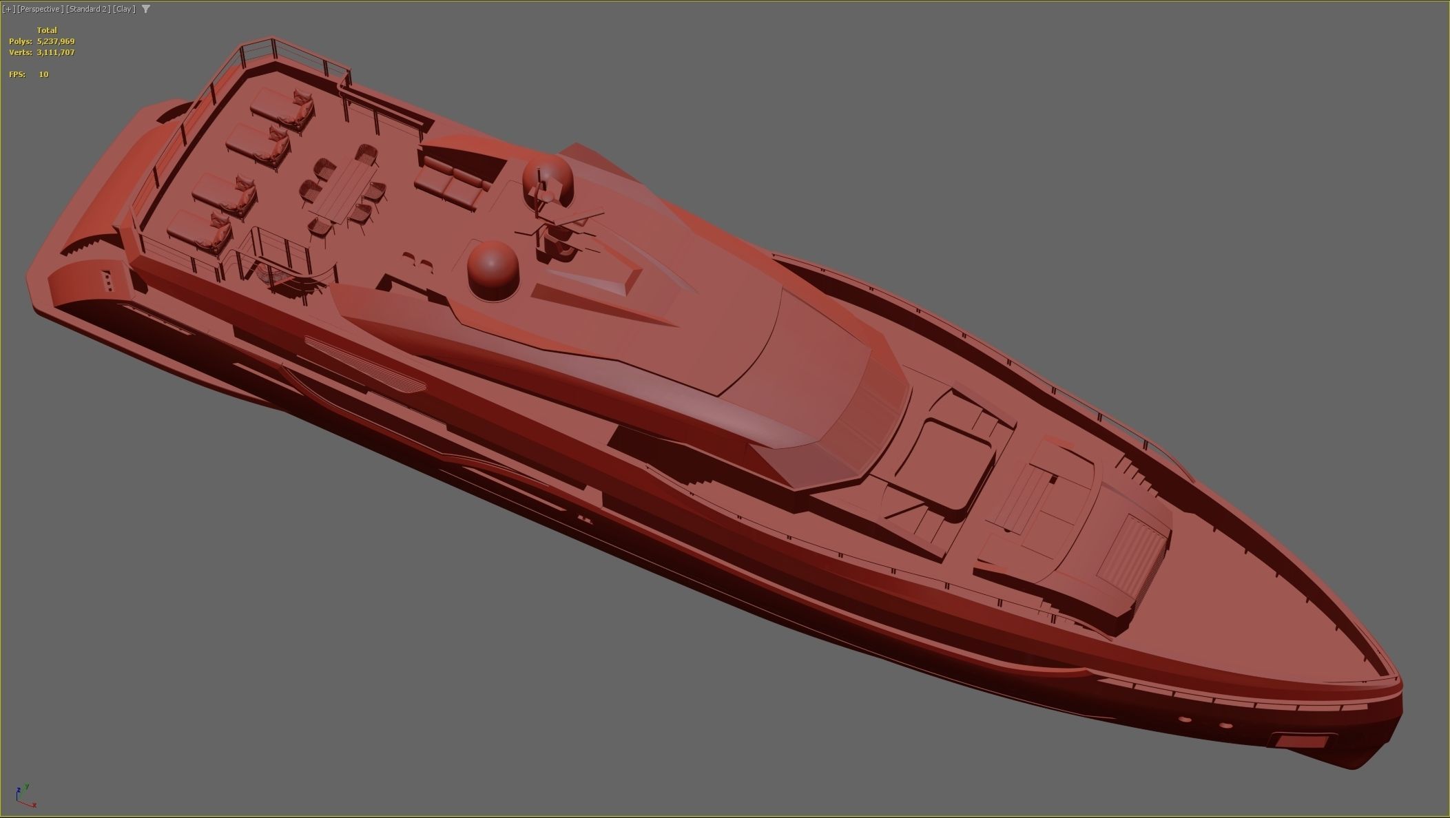 40M Superyacht 3D model_19