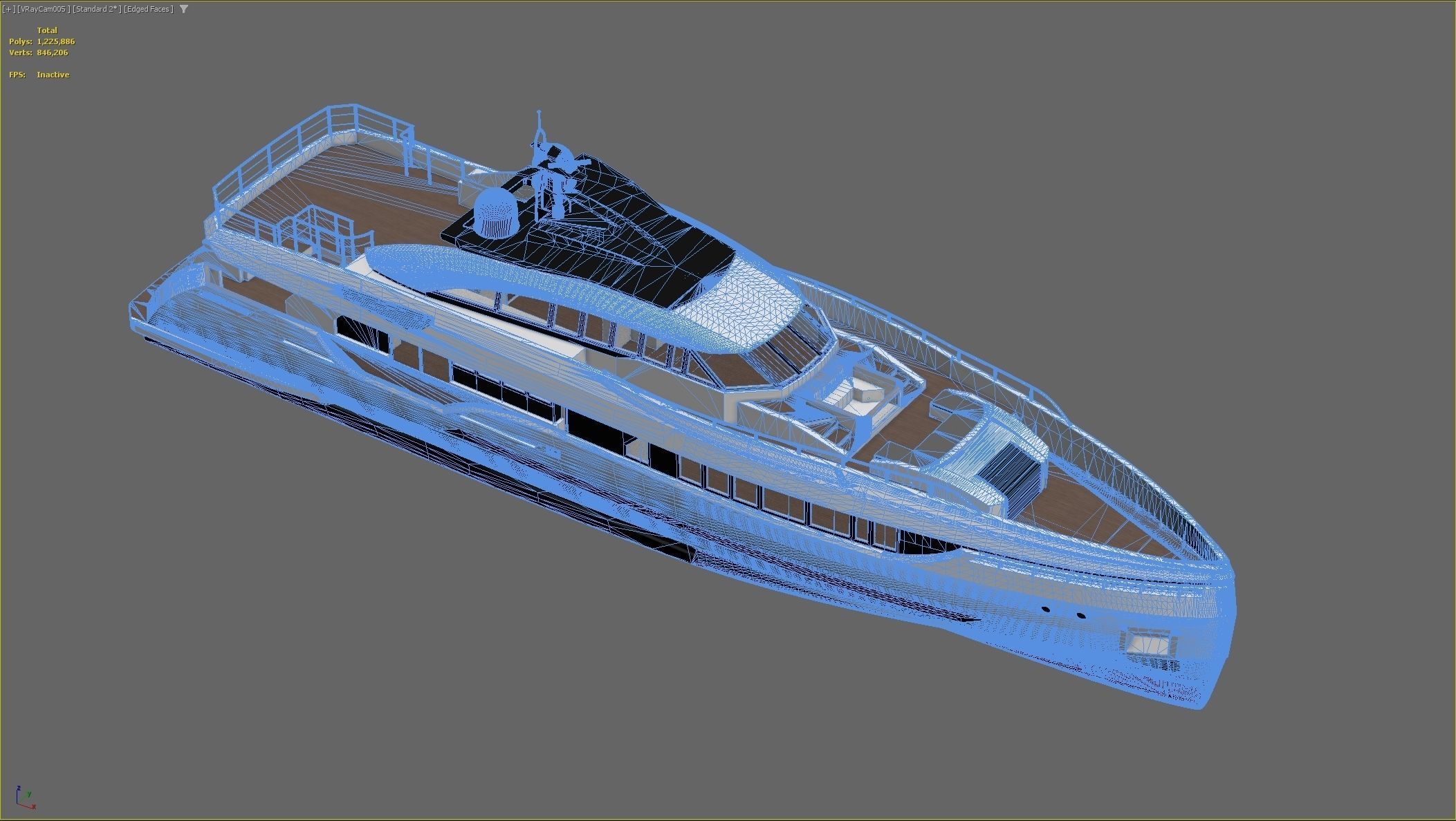 40M Superyacht 3D model_13