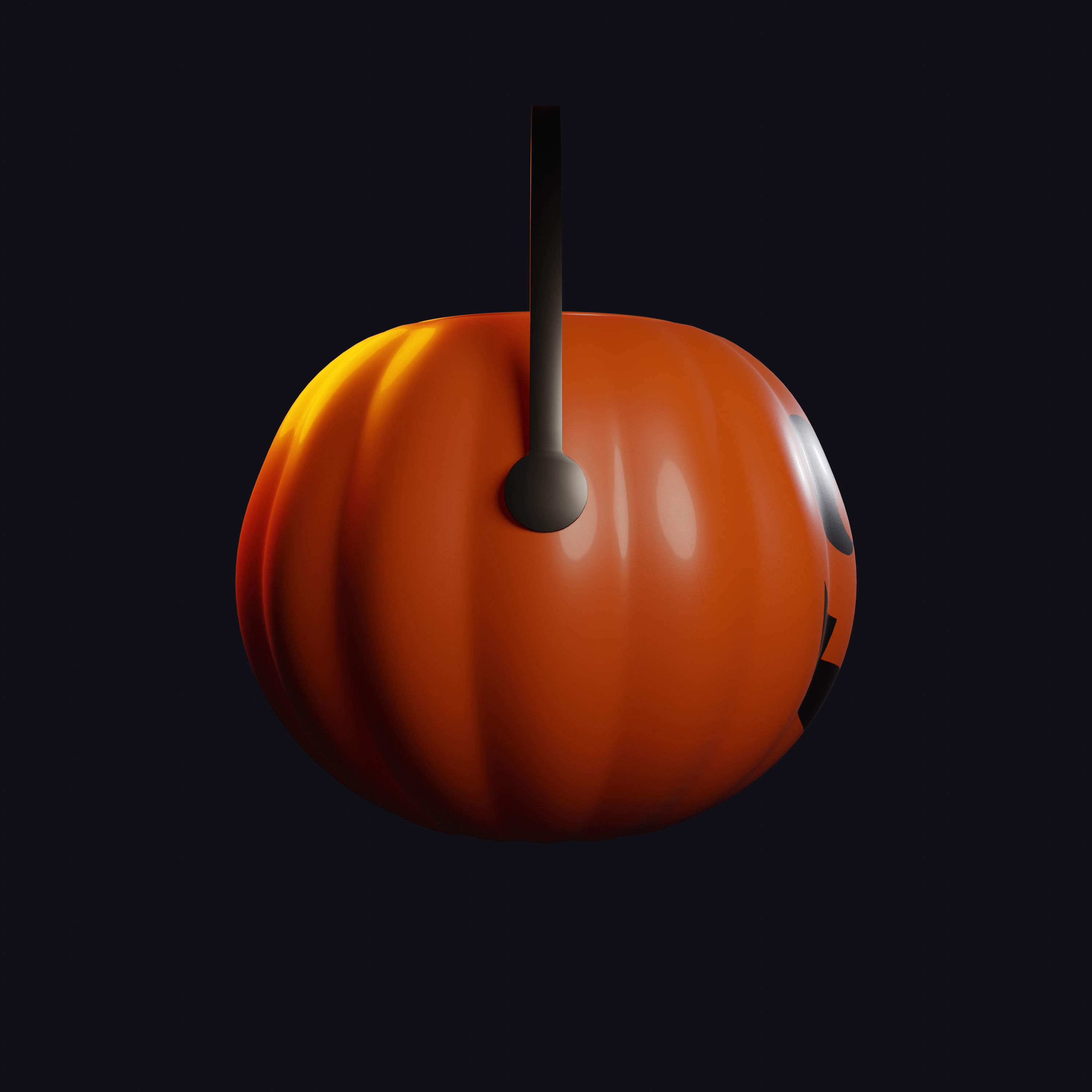 Jack O Lantern Trick Or Treat Bucket 3D model_1