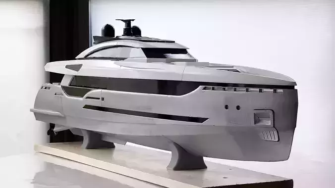 RC Superyacht 3D print model
