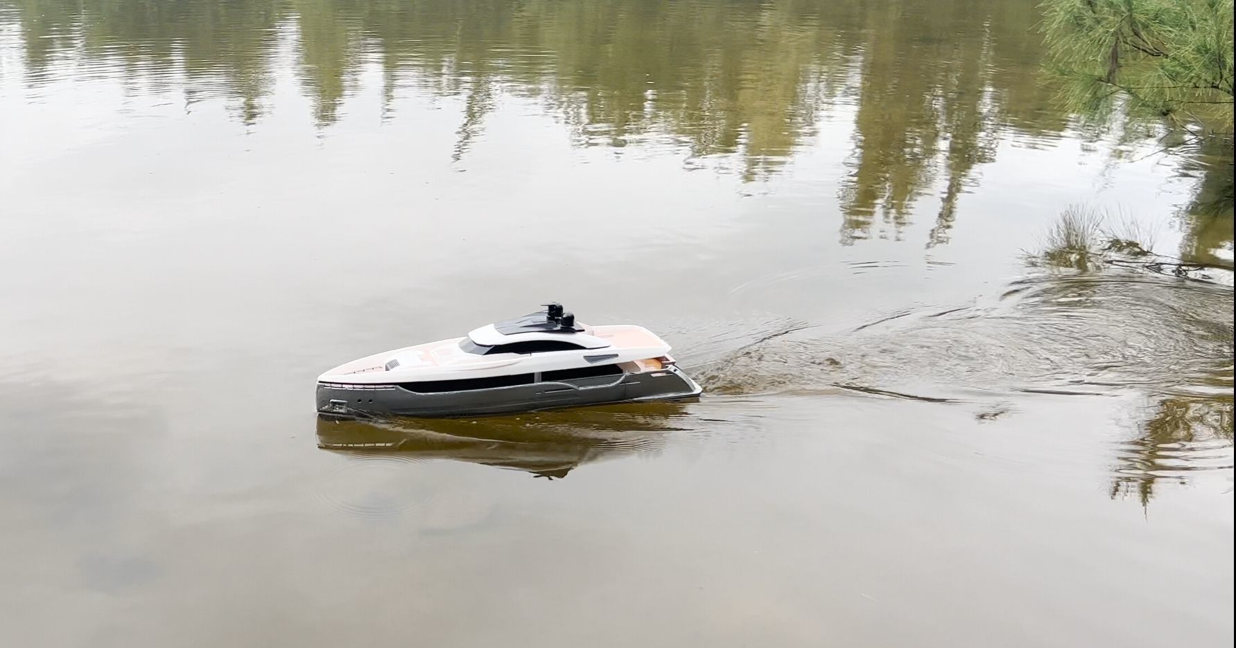 RC Superyacht 3D print model_4