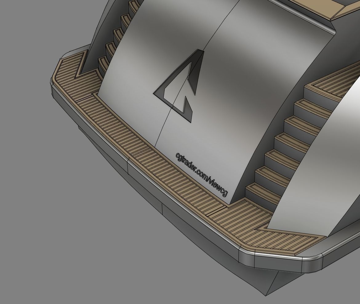 RC Superyacht 3D print model_26