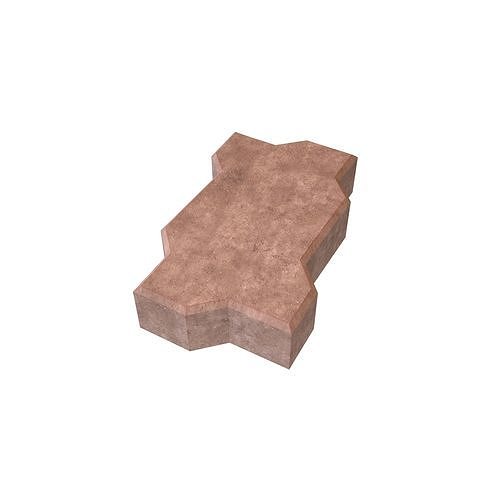 Zig Zag Paver Blocks V1 002 Low-poly 3D model