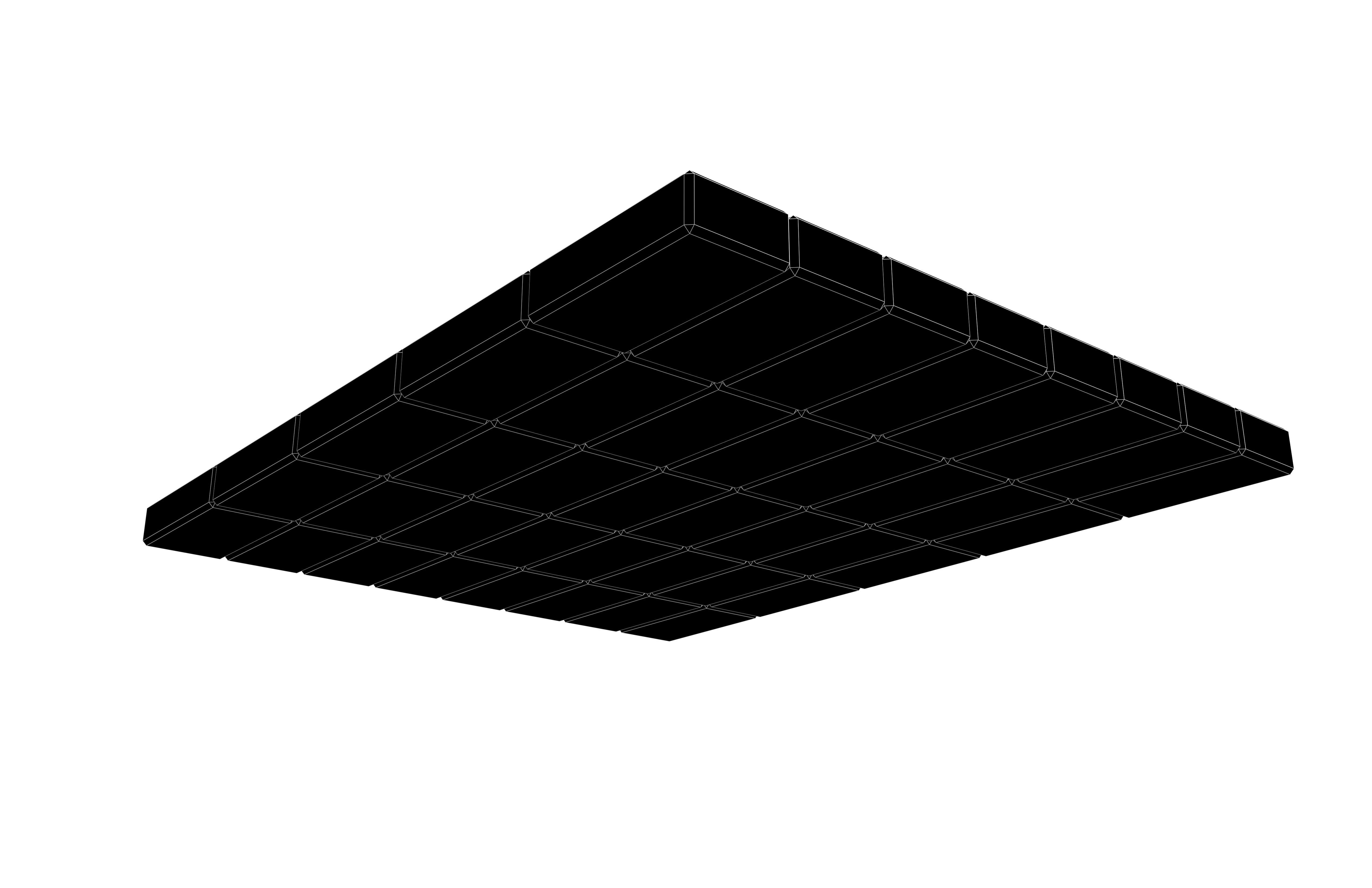 Rectangular Blocks V2 002 Low-poly 3D model_7