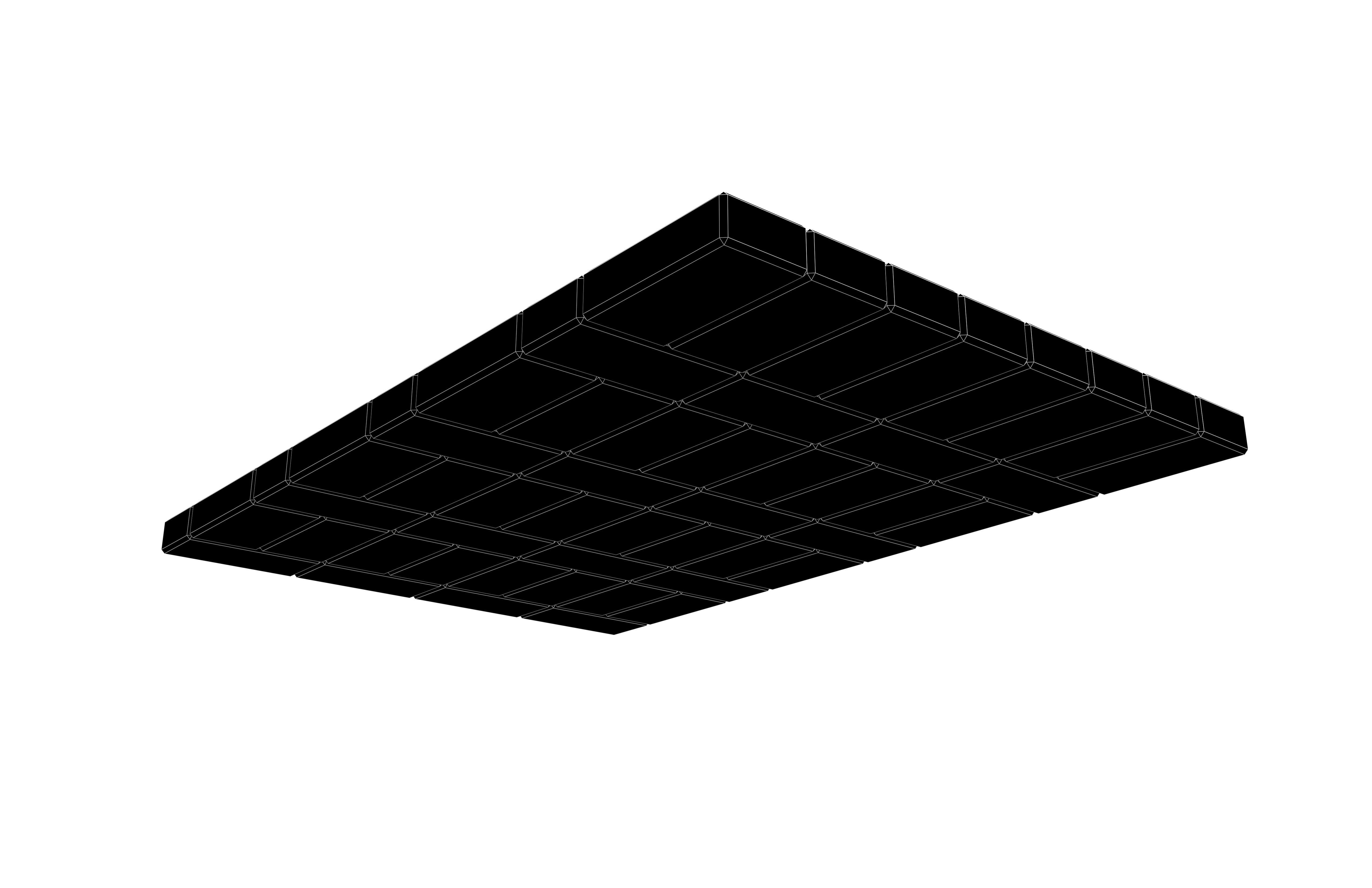 Rectangular Blocks V3 002 Low-poly 3D model_6