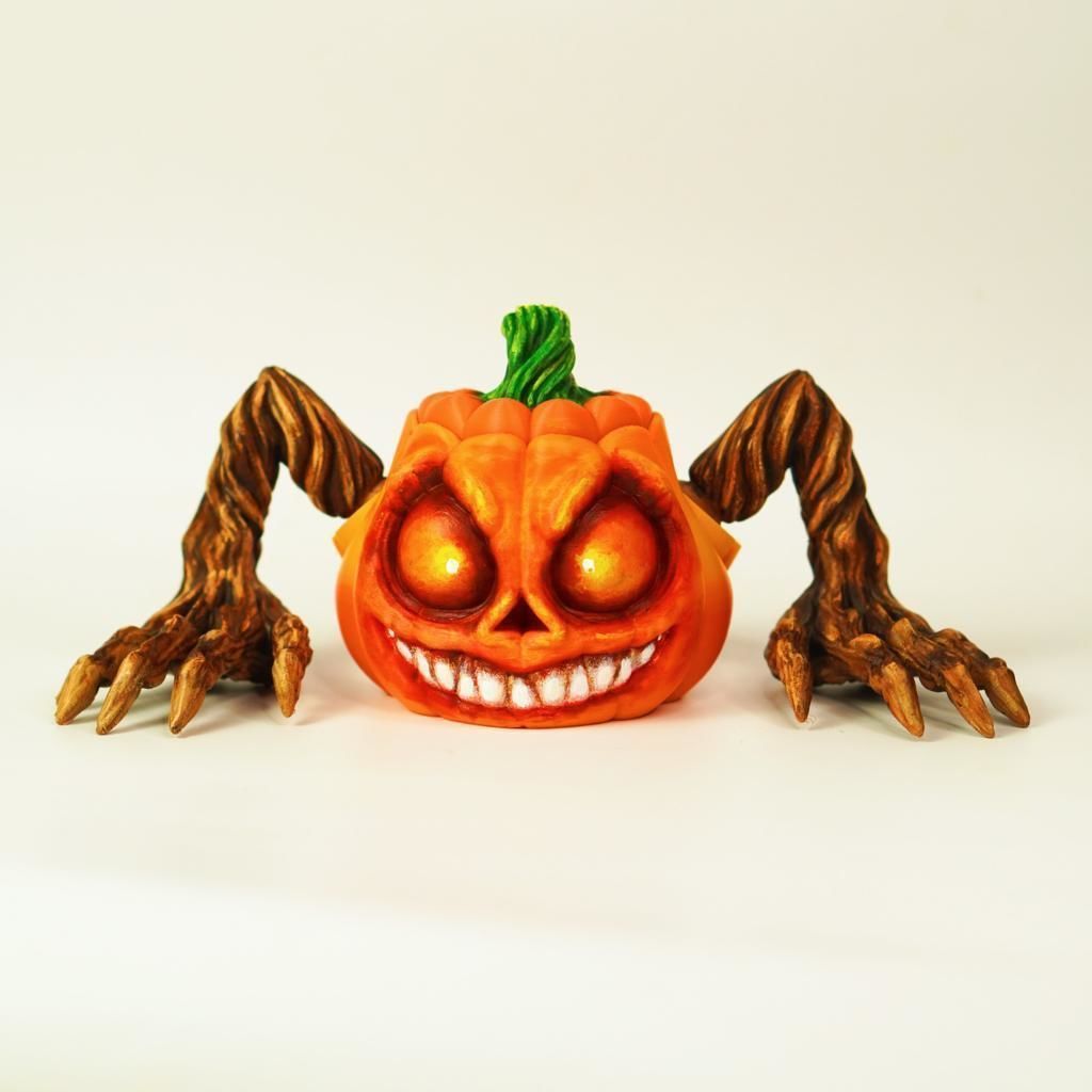 HAUNTED PUMPKIN 3D print model_4