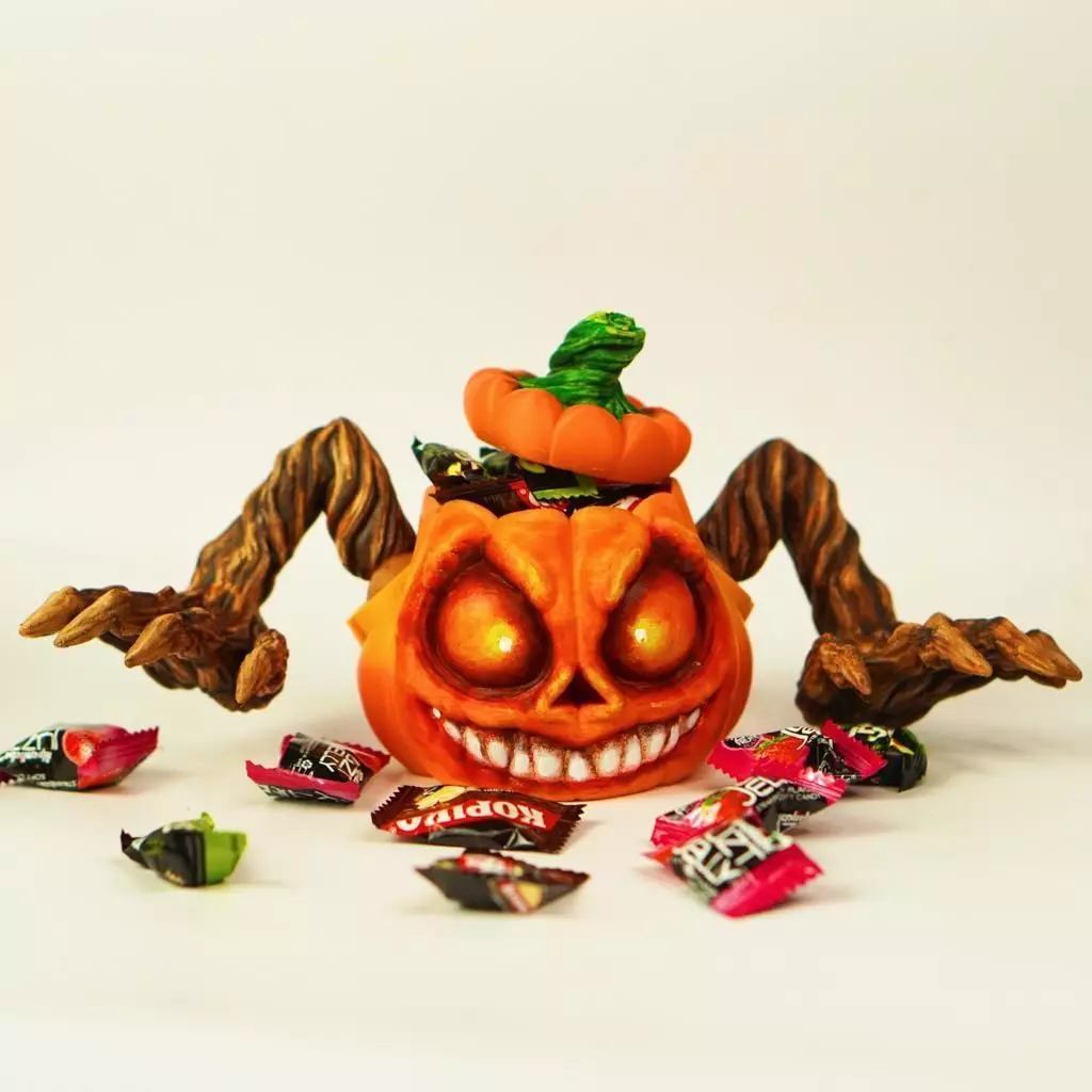 HAUNTED PUMPKIN 3D print model_0