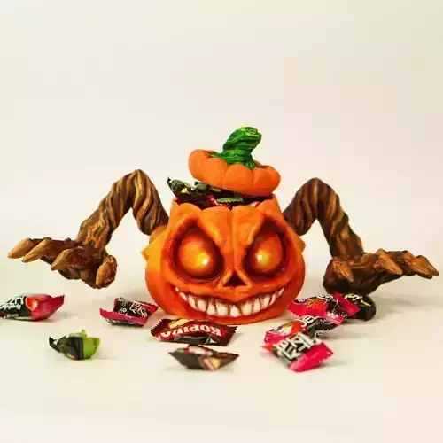 HAUNTED PUMPKIN 3D print model