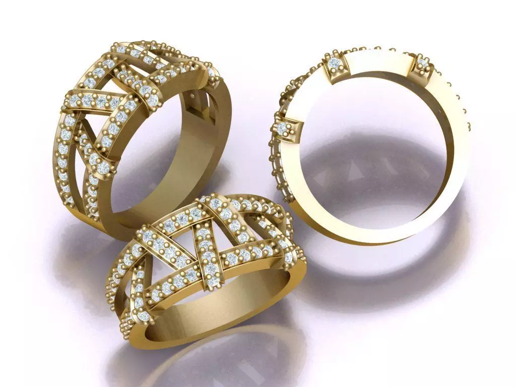 VOGUE BEAUTY Whistler Ring 3D print model