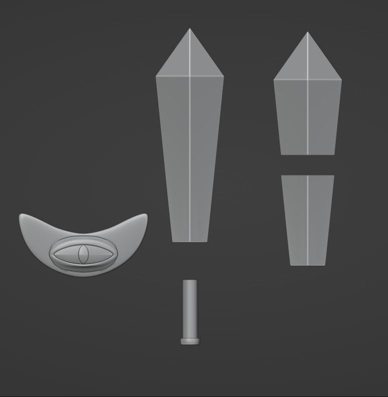 cult of the lamb cosplay 3D print model_1