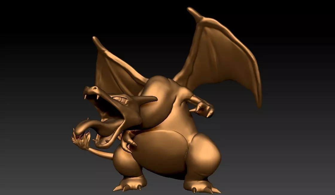 Charizard Sculpture  3D print model_0