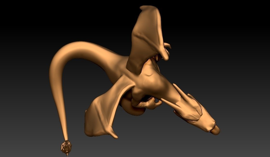 Charizard Sculpture  3D print model_3