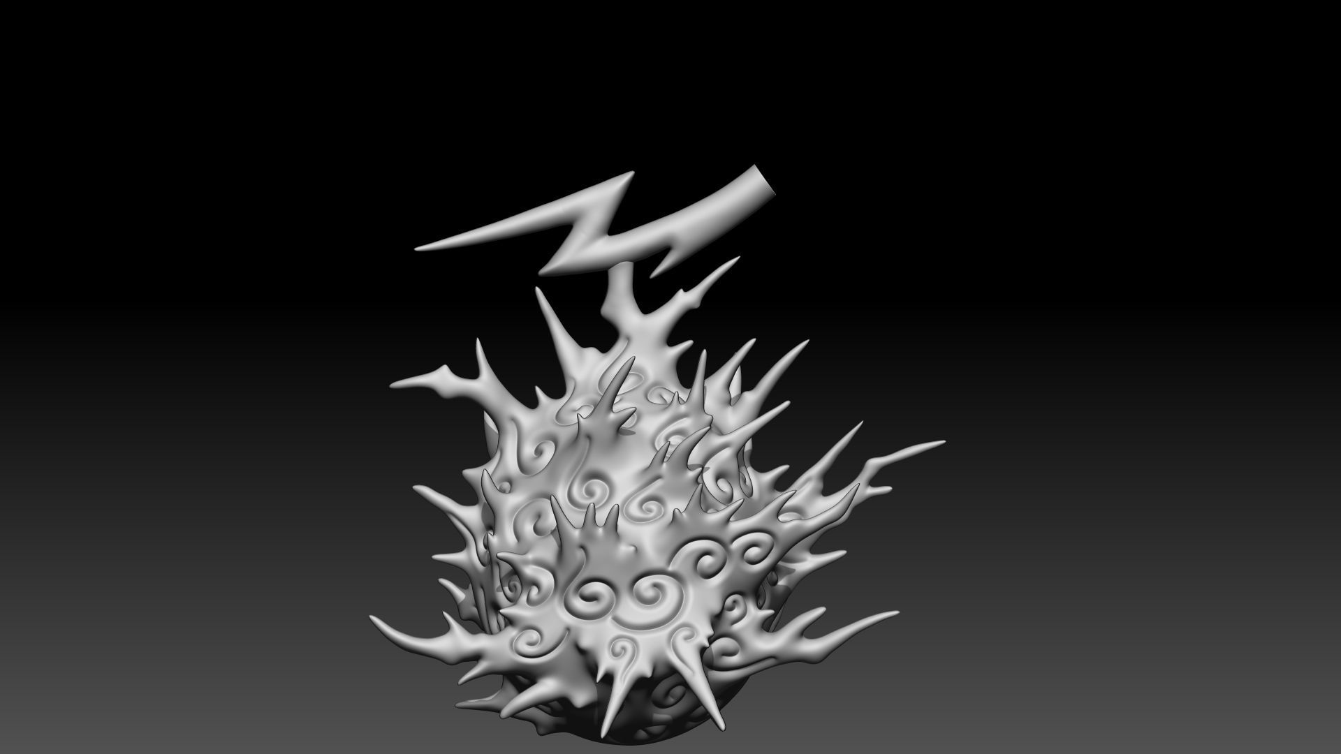 Goro Goro no Mi One Piece Devil Fruit 3D print model_1