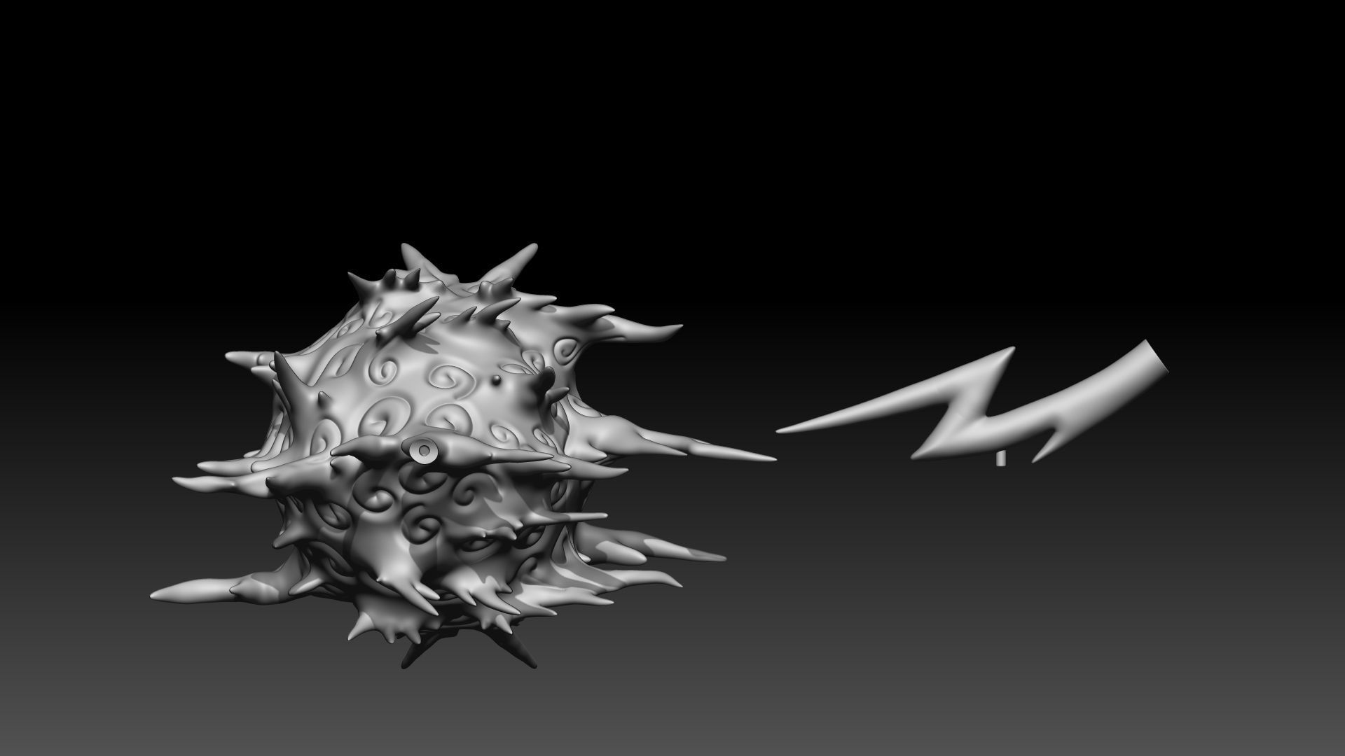 Goro Goro no Mi One Piece Devil Fruit 3D print model_9