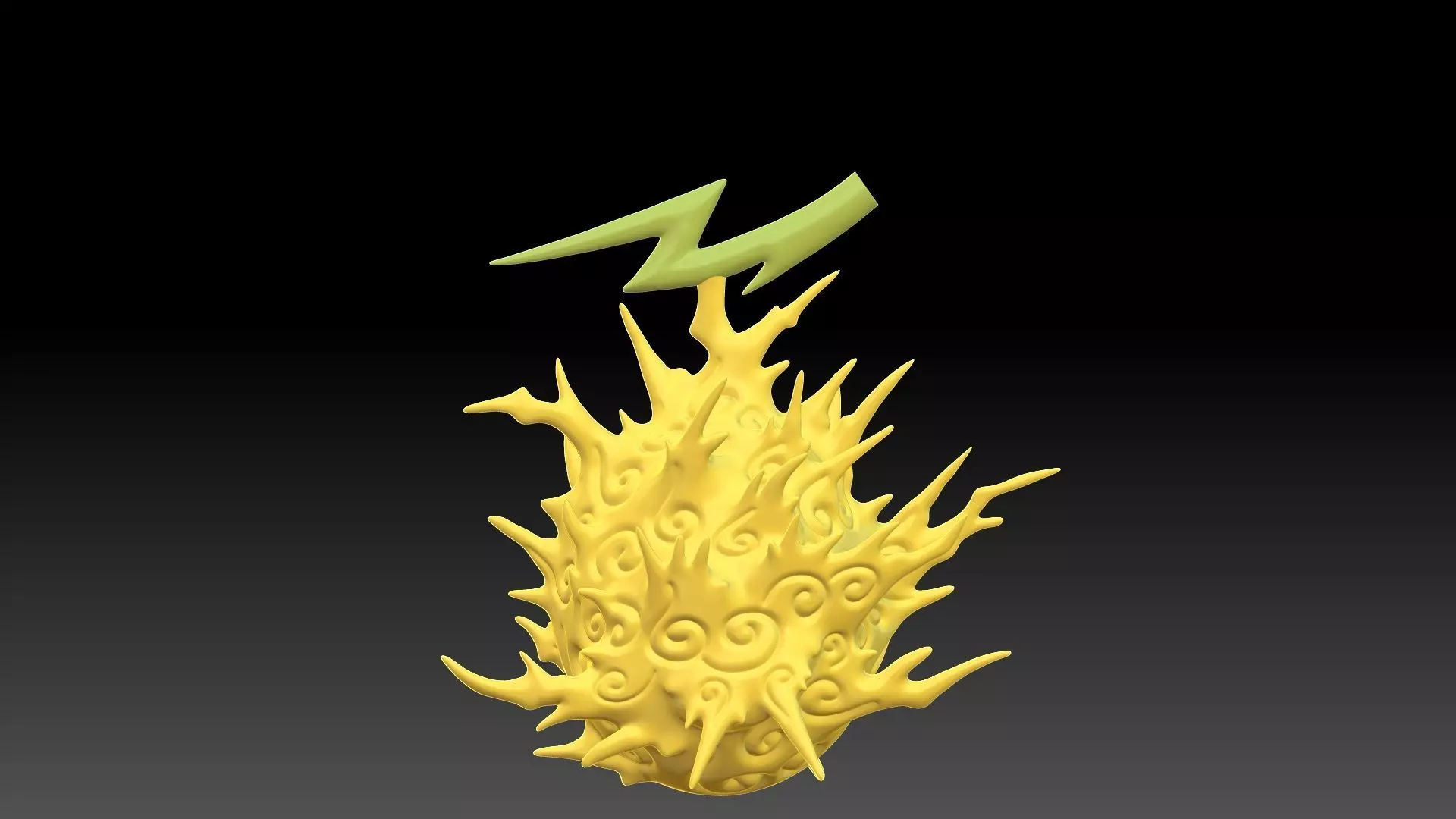 Goro Goro no Mi One Piece Devil Fruit 3D print model_0