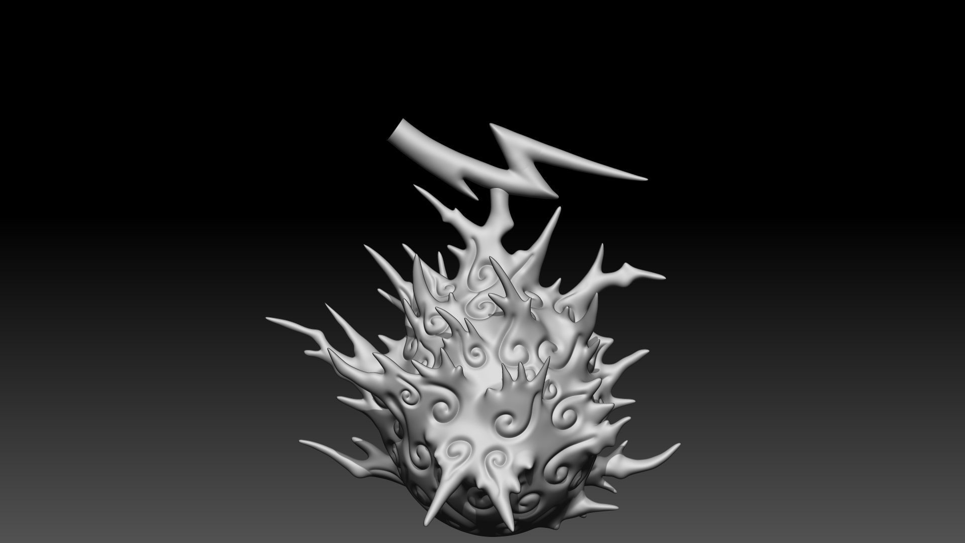 Goro Goro no Mi One Piece Devil Fruit 3D print model_3