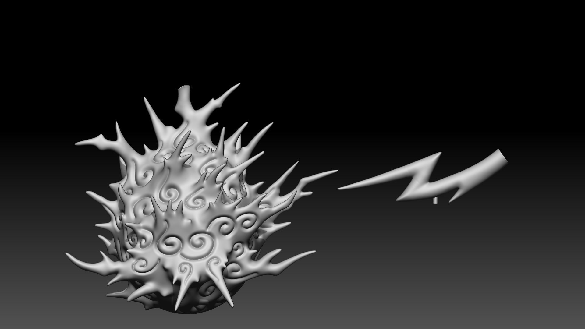 Goro Goro no Mi One Piece Devil Fruit 3D print model_8