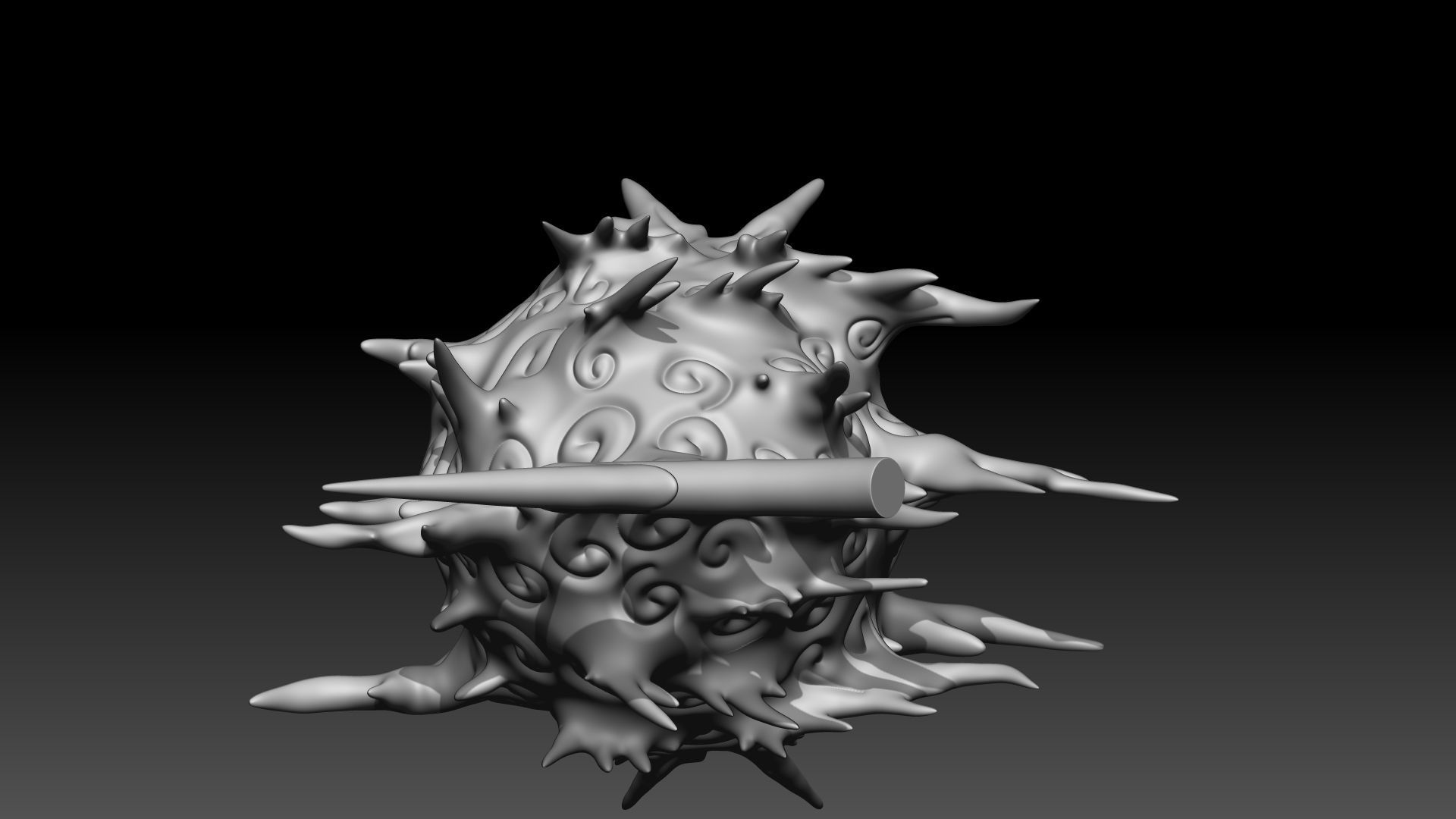 Goro Goro no Mi One Piece Devil Fruit 3D print model_5