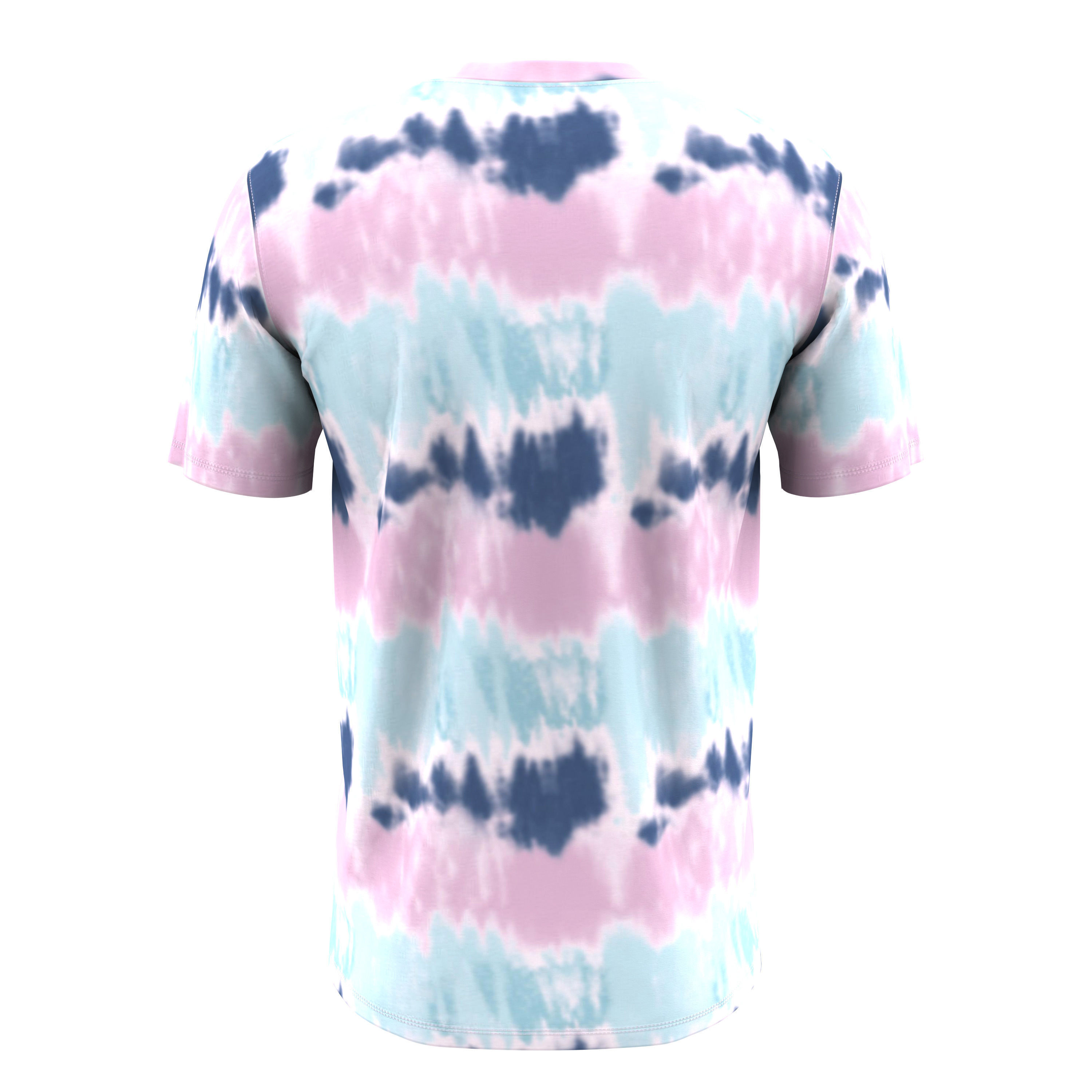 Men Tie-Dye Tee Low-poly 3D model_3