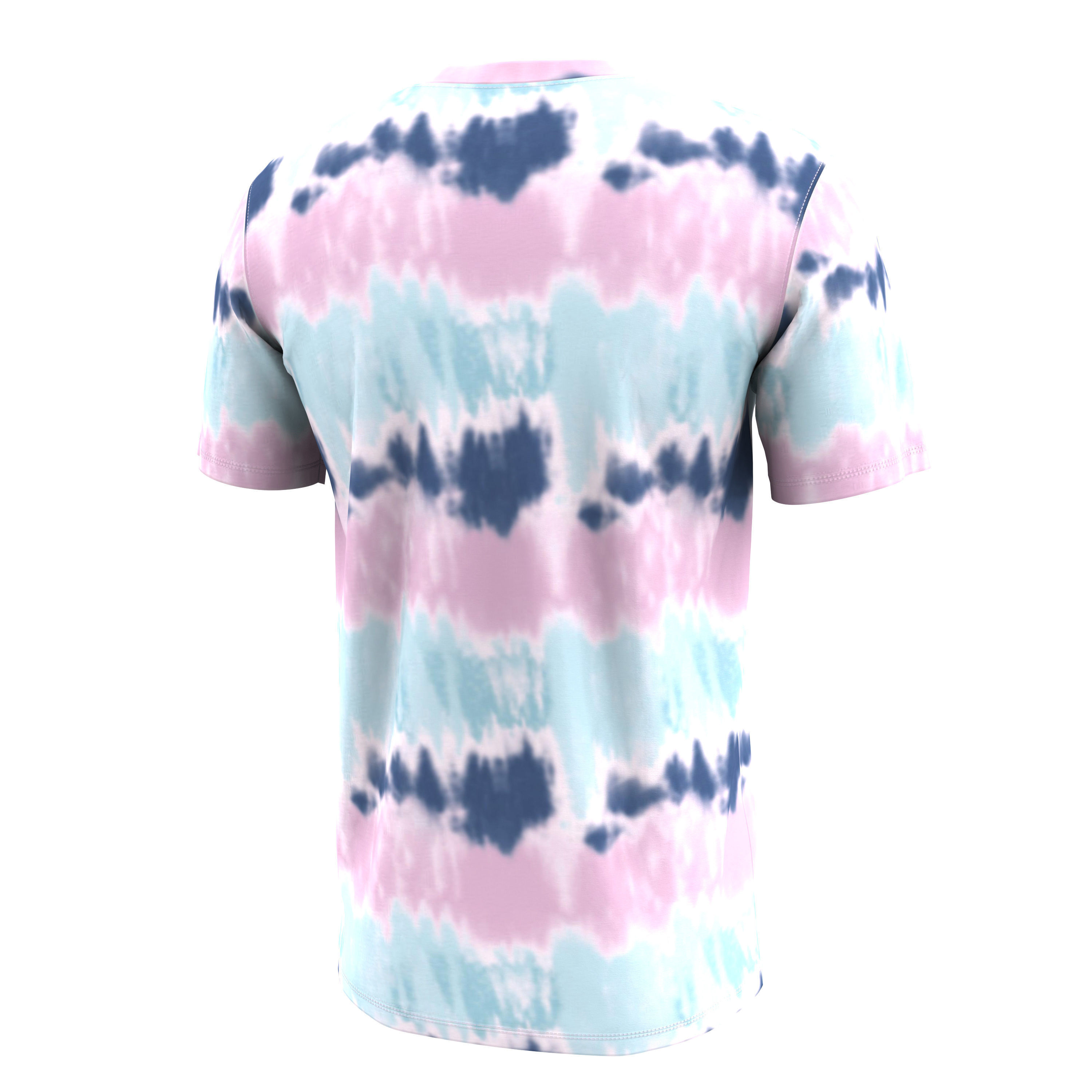 Men Tie-Dye Tee Low-poly 3D model_4