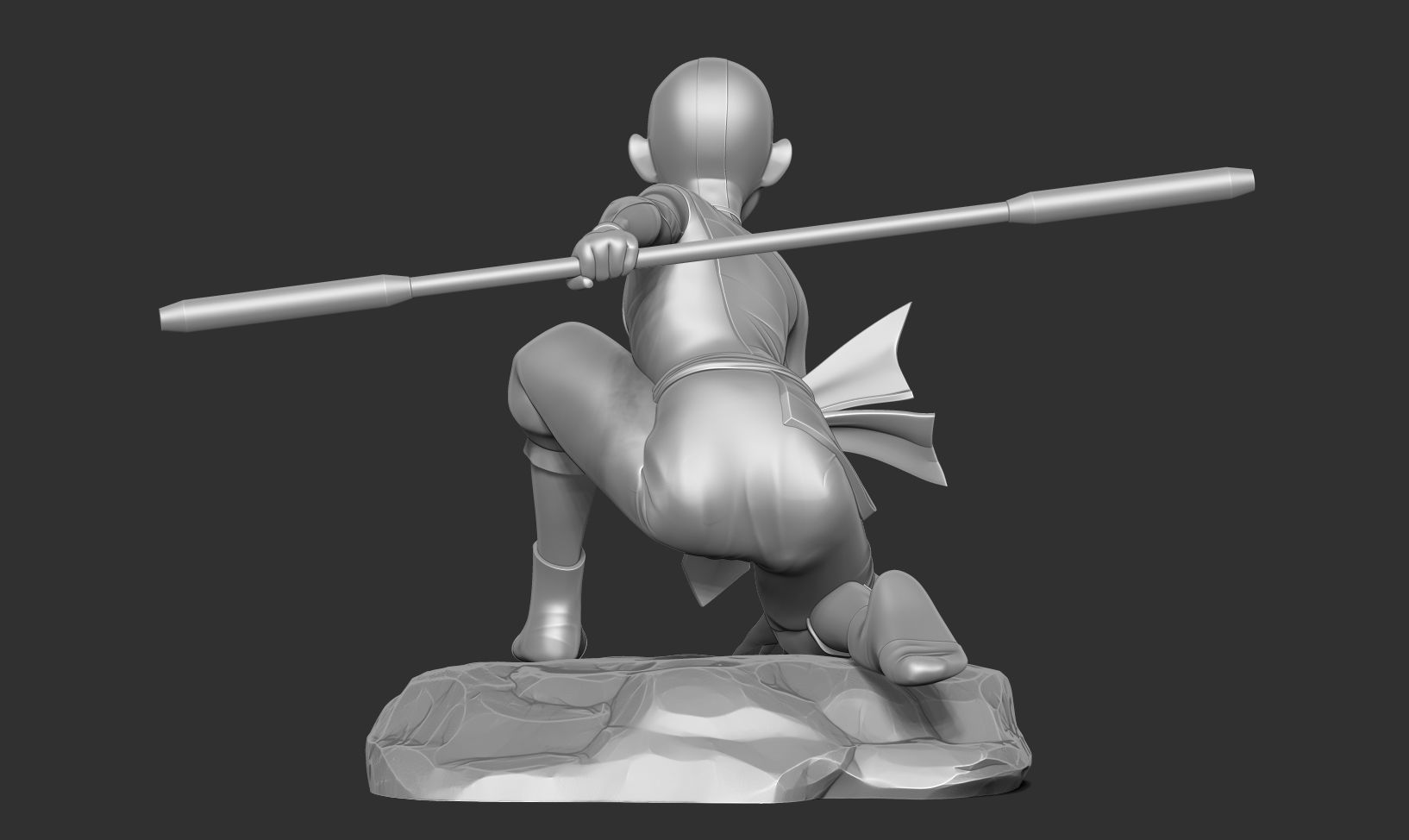 Aang - Avatar Fanart 3D print model_6