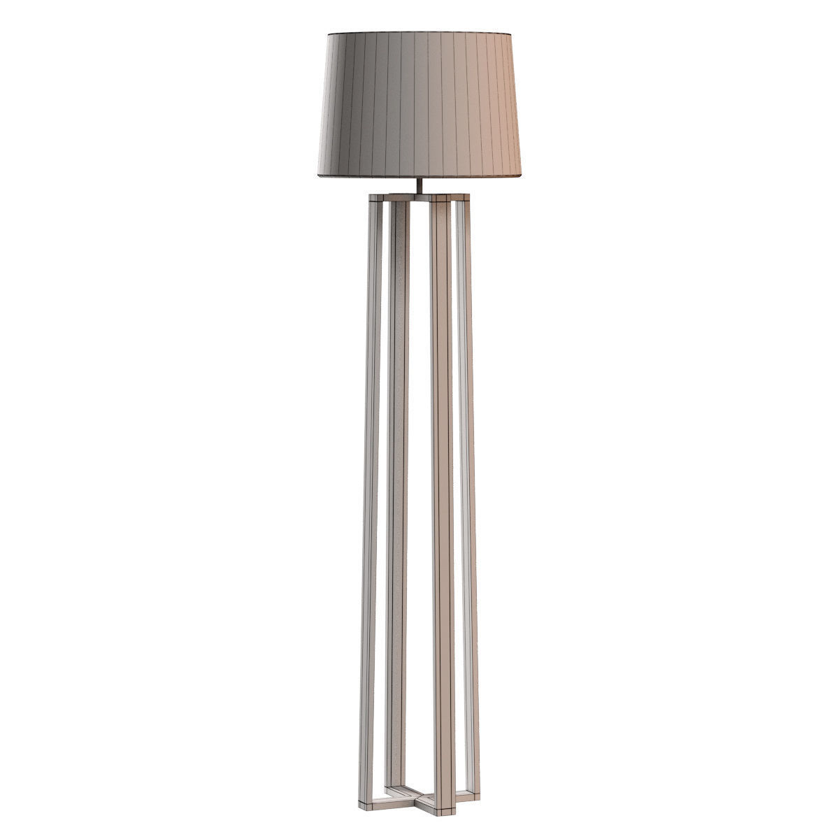 Freya Nubi FR5134-FL-01-BG floor lamp 3D model_5