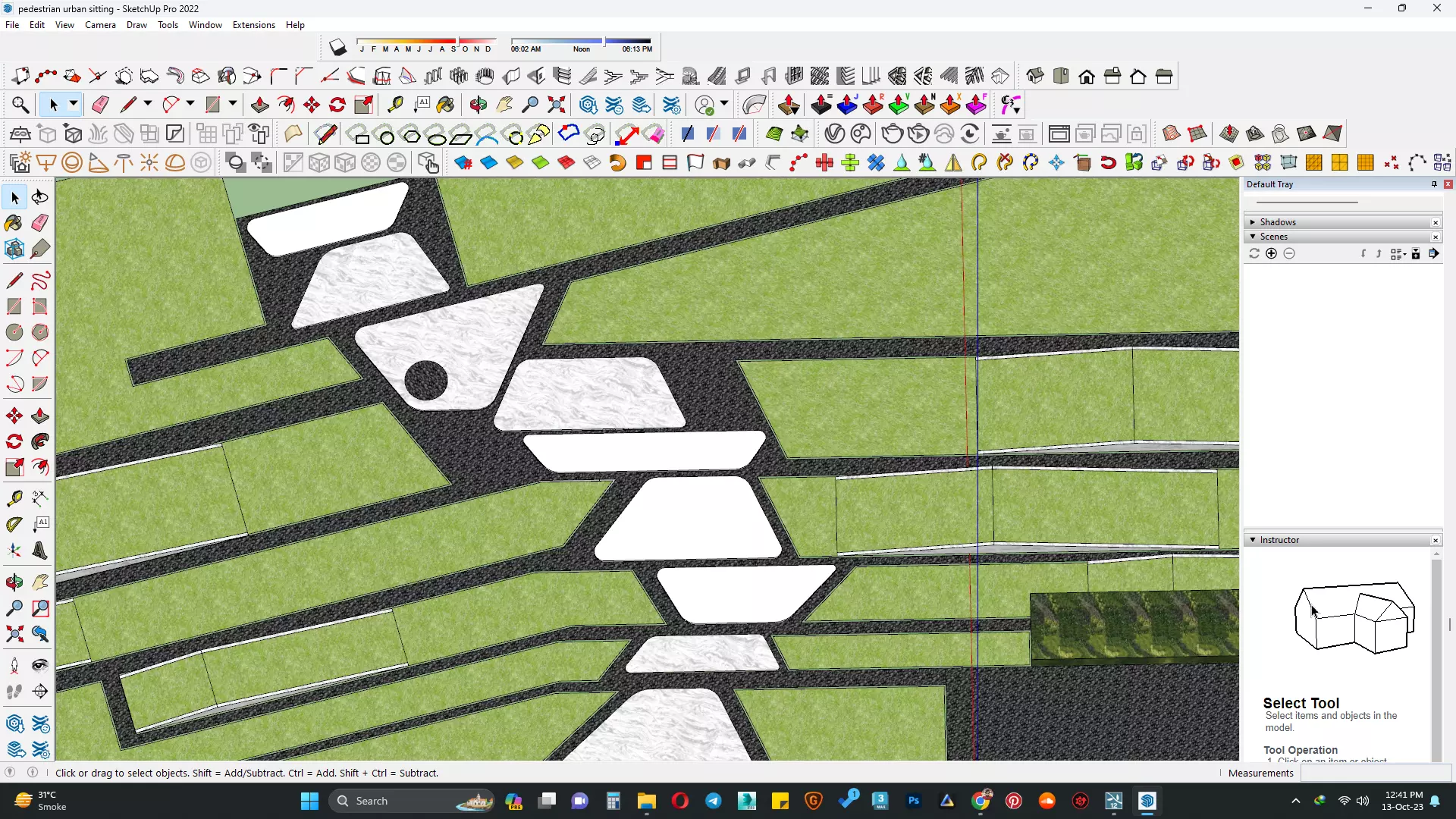PEDESTRIAN URBAN SITTING 3D model_0