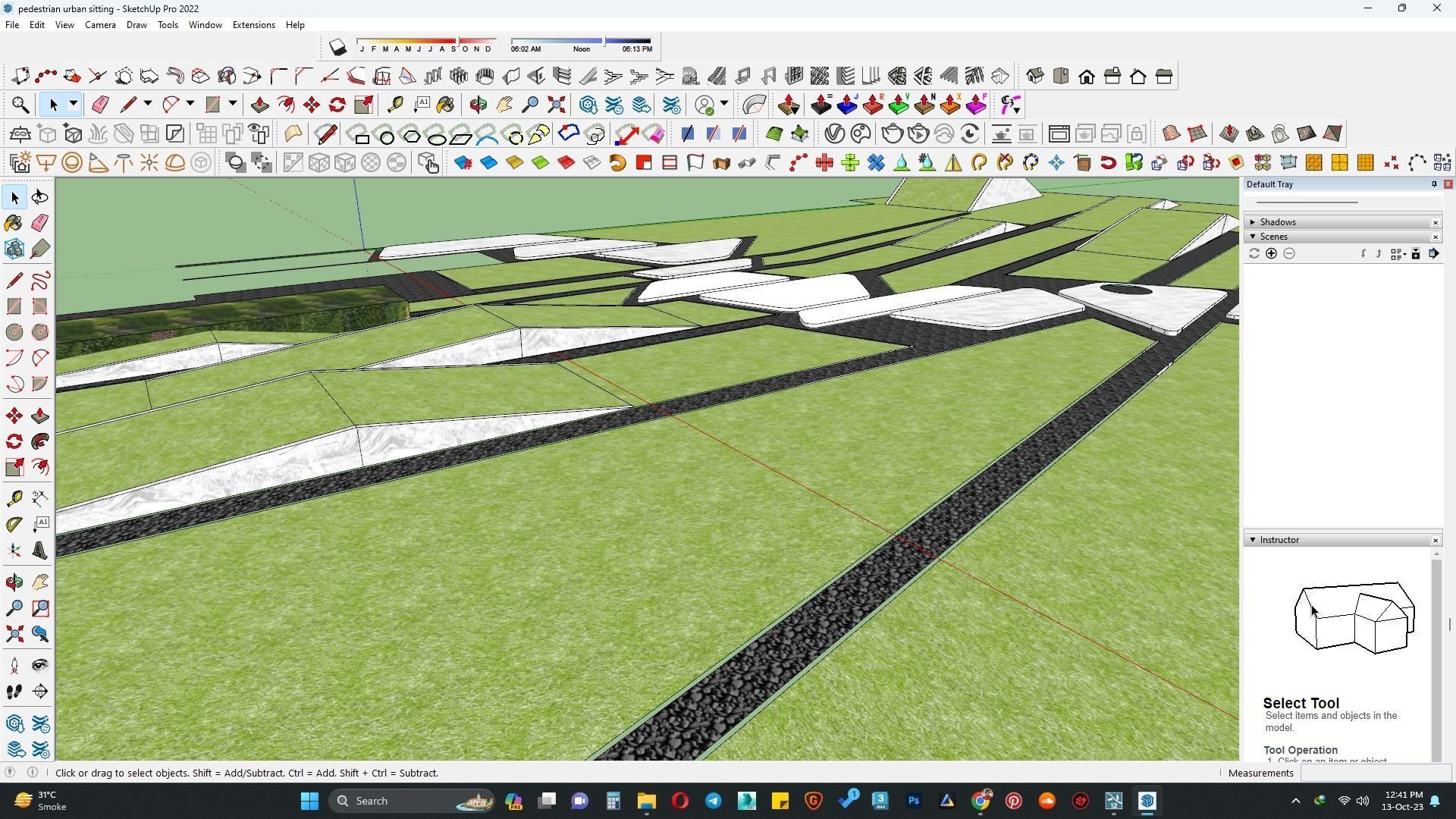 PEDESTRIAN URBAN SITTING 3D model_1
