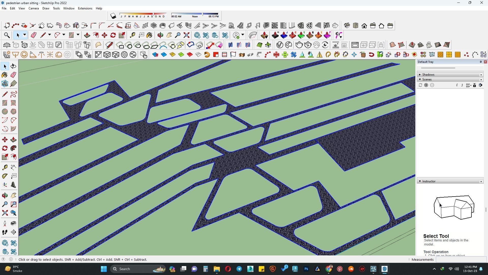 PEDESTRIAN URBAN SITTING 3D model_6