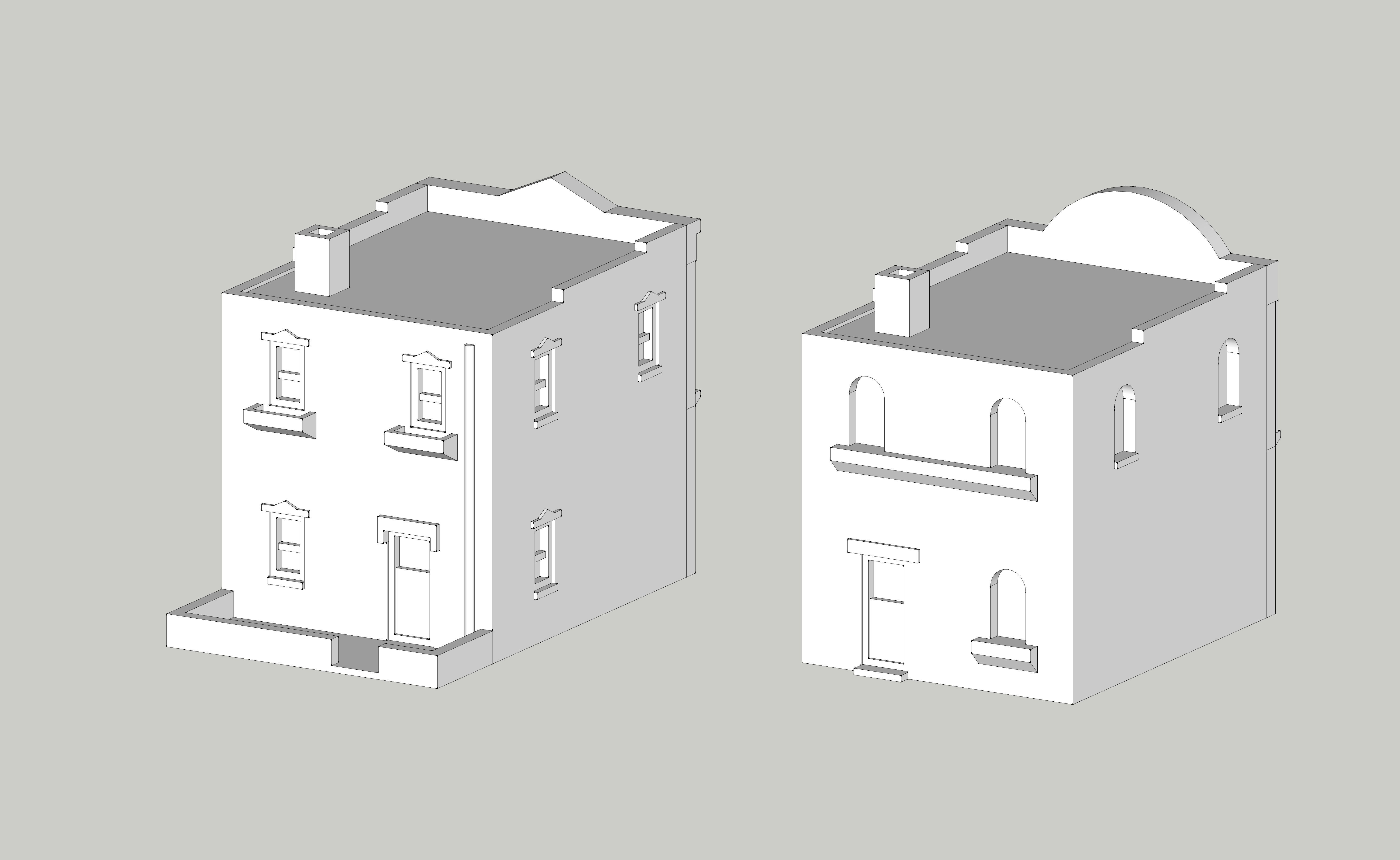 Shop Store Building House by Outland Models Low-poly 3D model_3