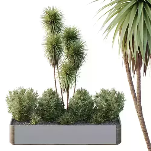 HQ Tree and bush garden box outdoor VOL 24