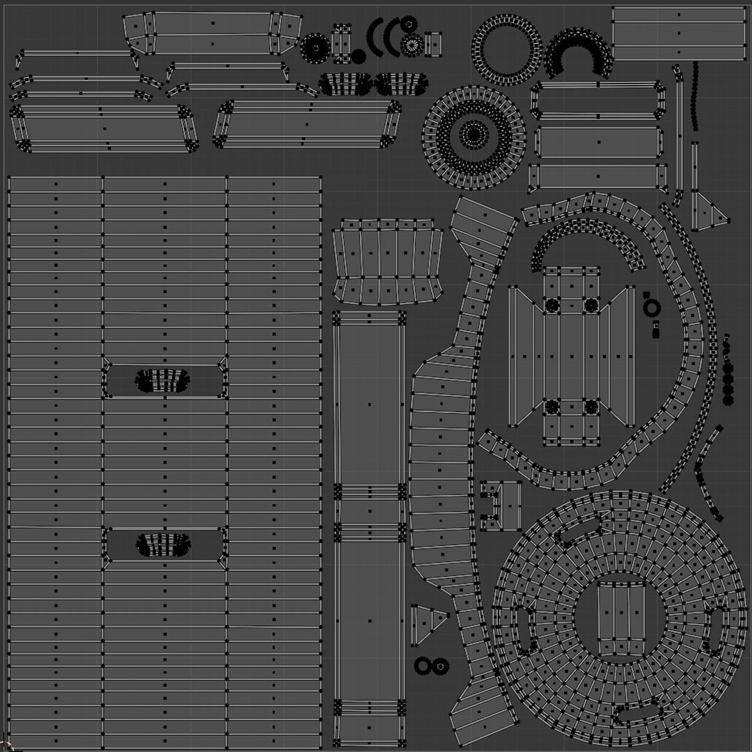 SciFi Barrels Props 3D model_10
