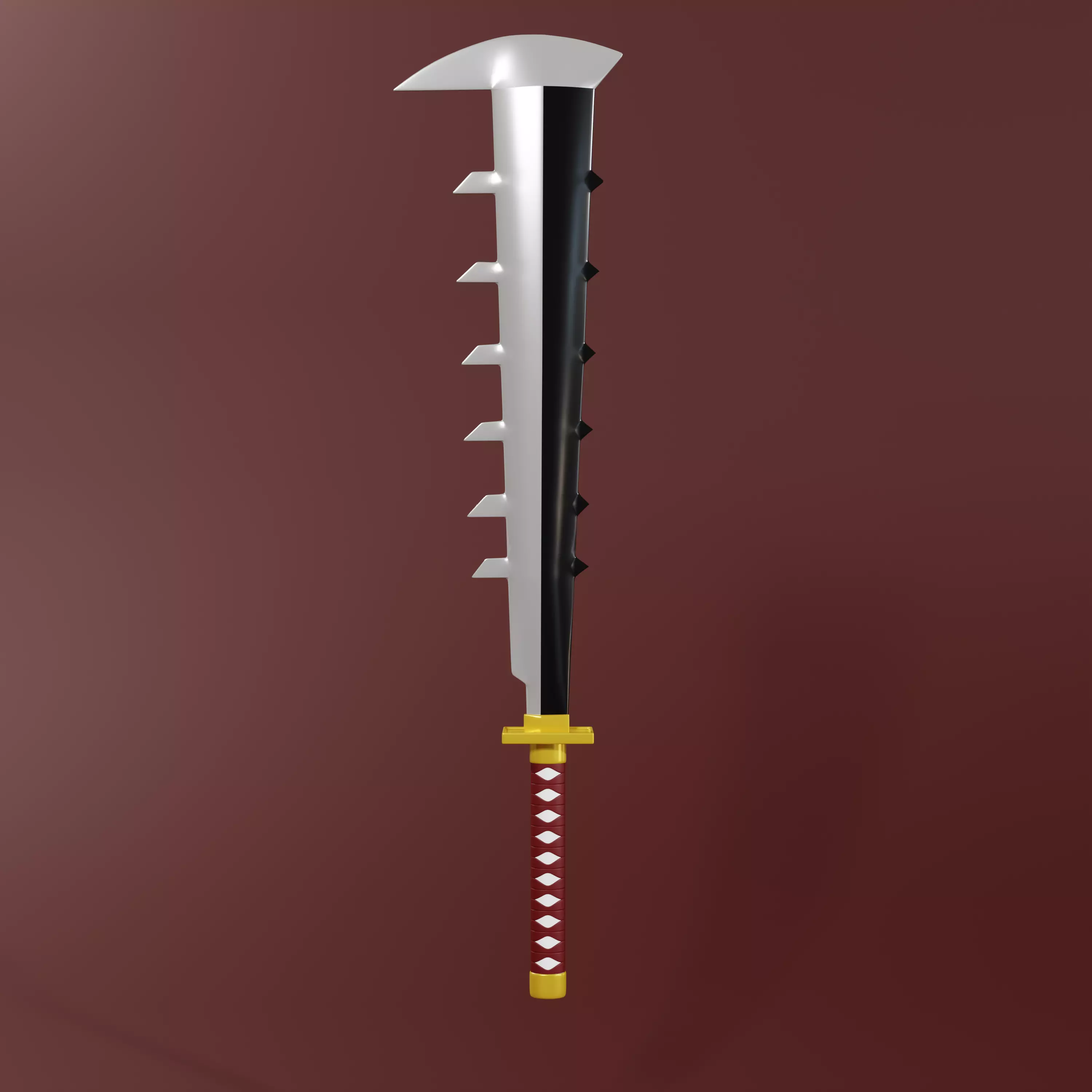 Bleach - Abari renji Sword shikai  Zabbimaru 3D print model_0