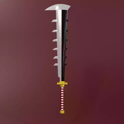 Bleach - Abari renji Sword shikai  Zabbimaru 3D print model