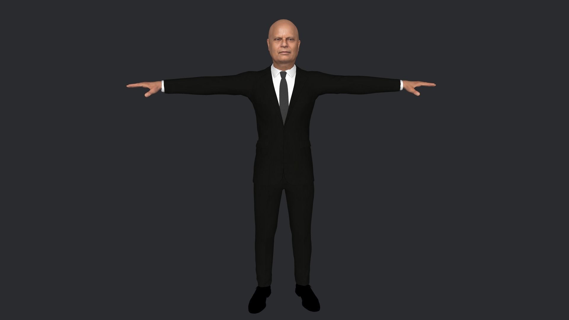 Moses Nagamootoo Hyper Realistic Full Body Rigged Character 3D model_24