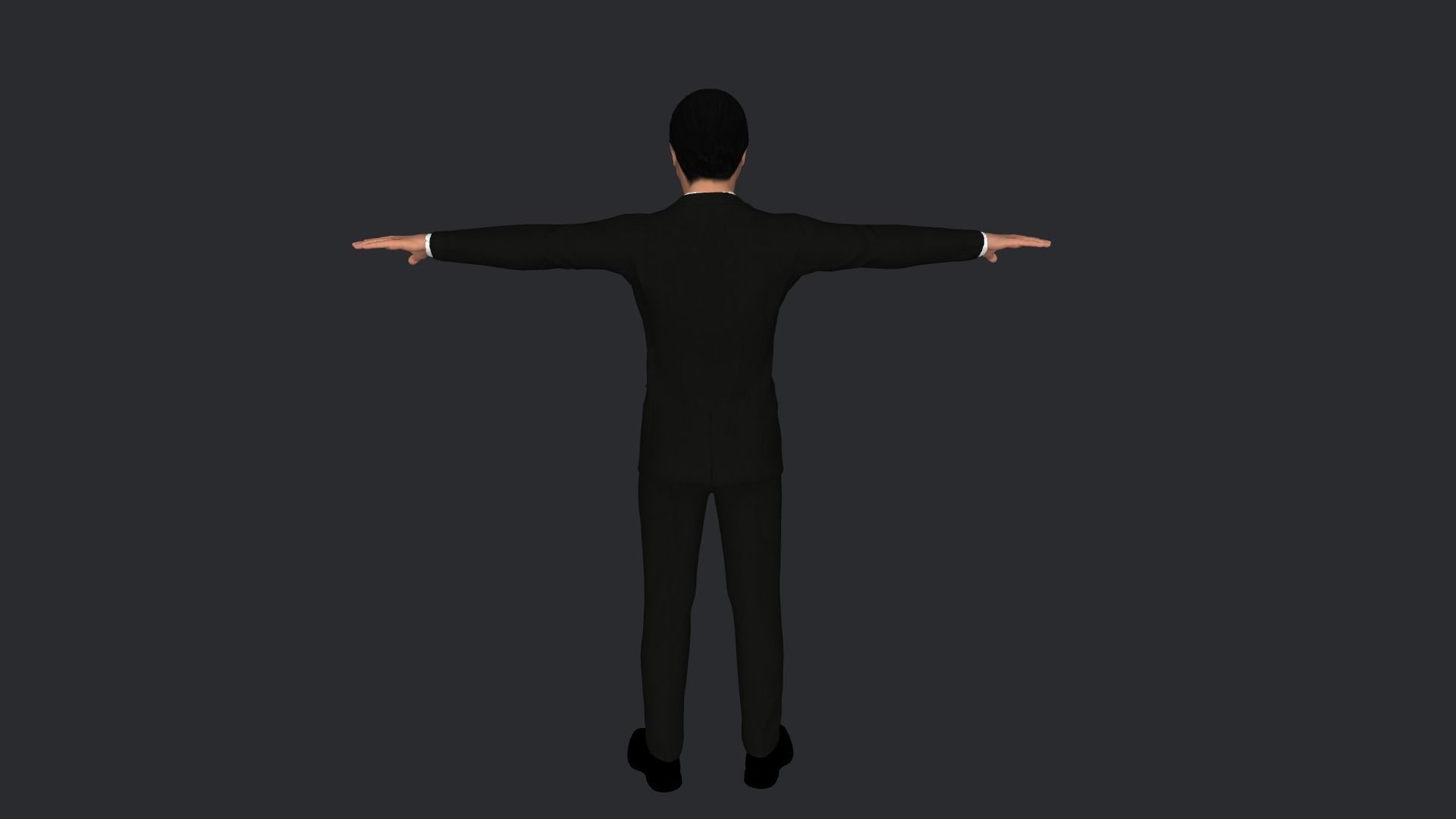 Moses Nagamootoo Hyper Realistic Full Body Rigged Character 3D model_27
