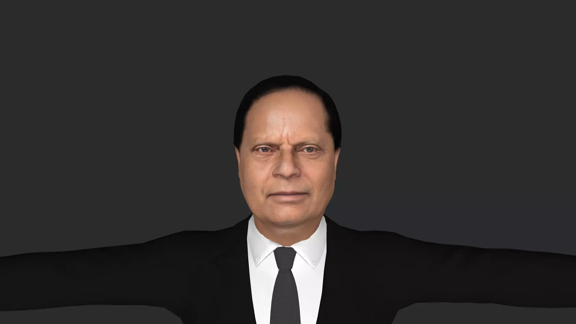 Moses Nagamootoo Hyper Realistic Full Body Rigged Character 3D model_0