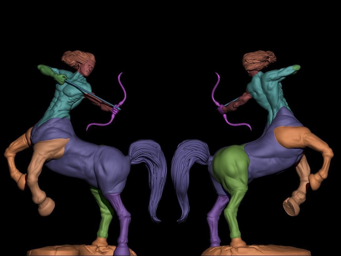 Centaur 3D print model_14