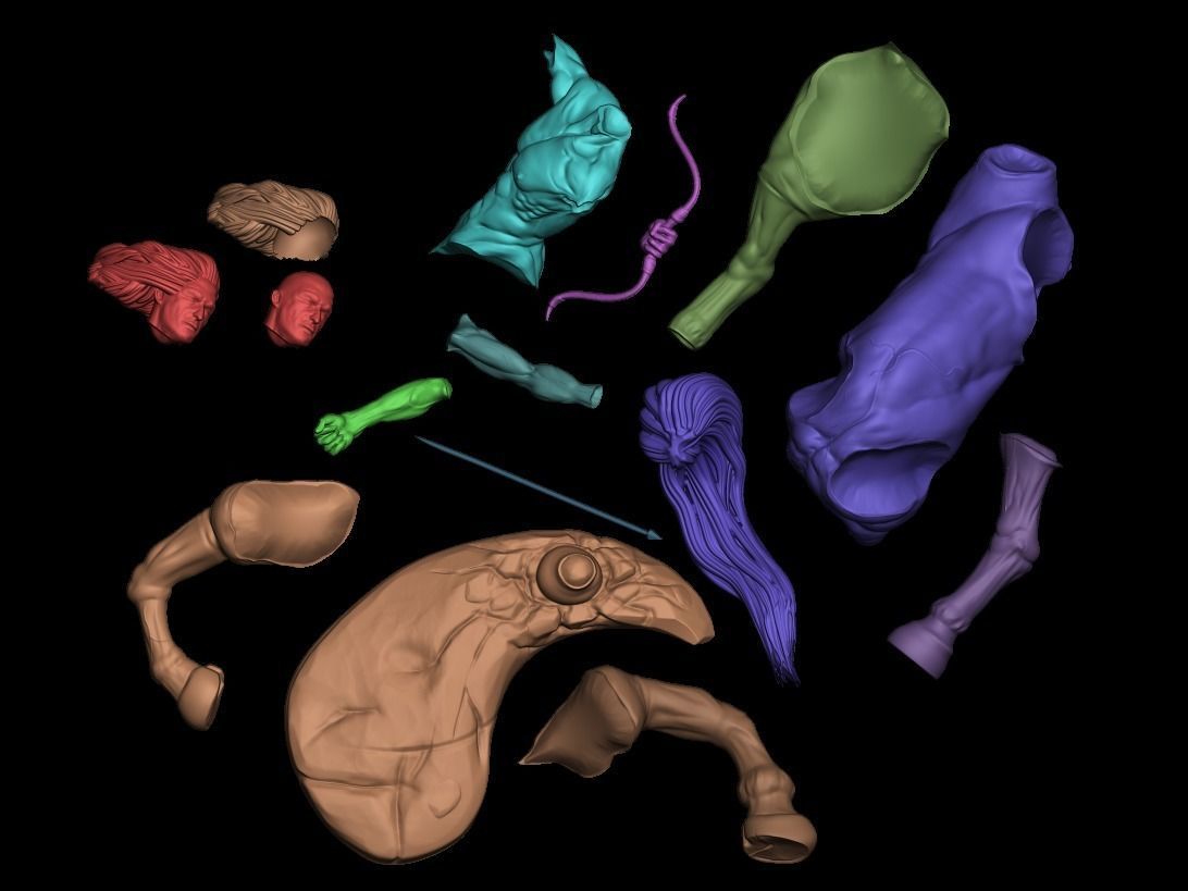 Centaur 3D print model_13