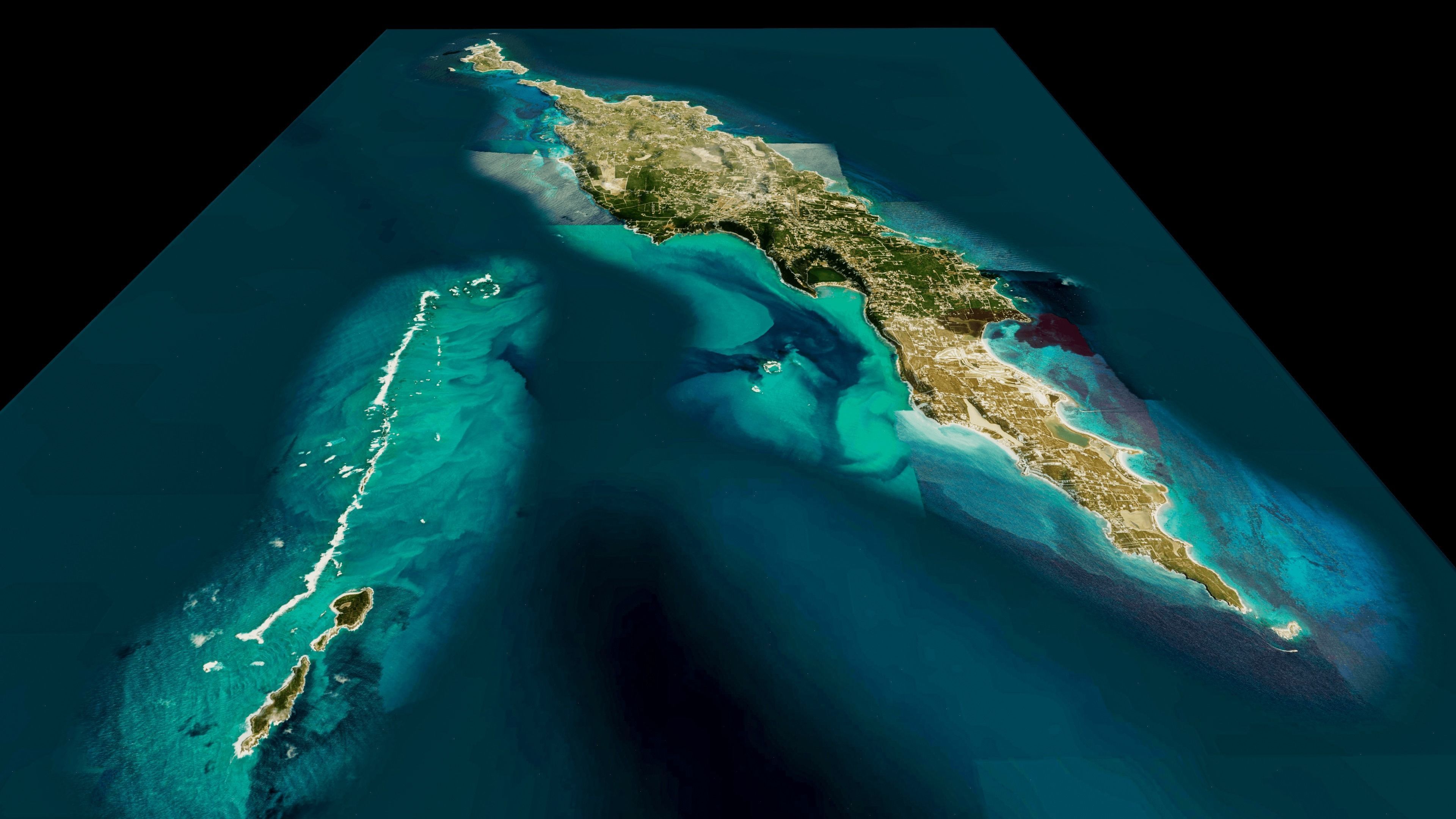 Anguilla Island full 3d model terrain Low-poly 3D model_2