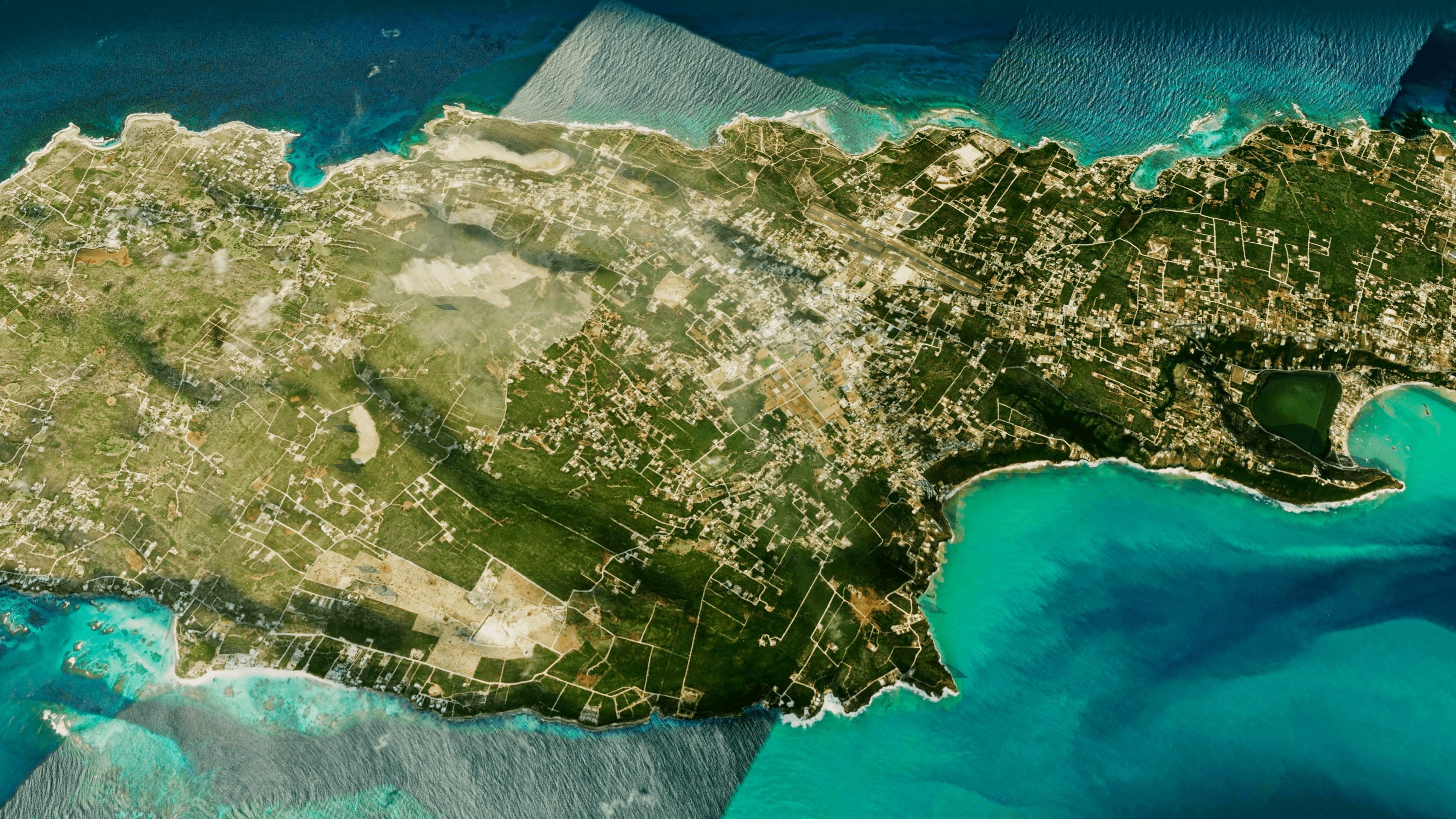 Anguilla Island full 3d model terrain Low-poly 3D model_4